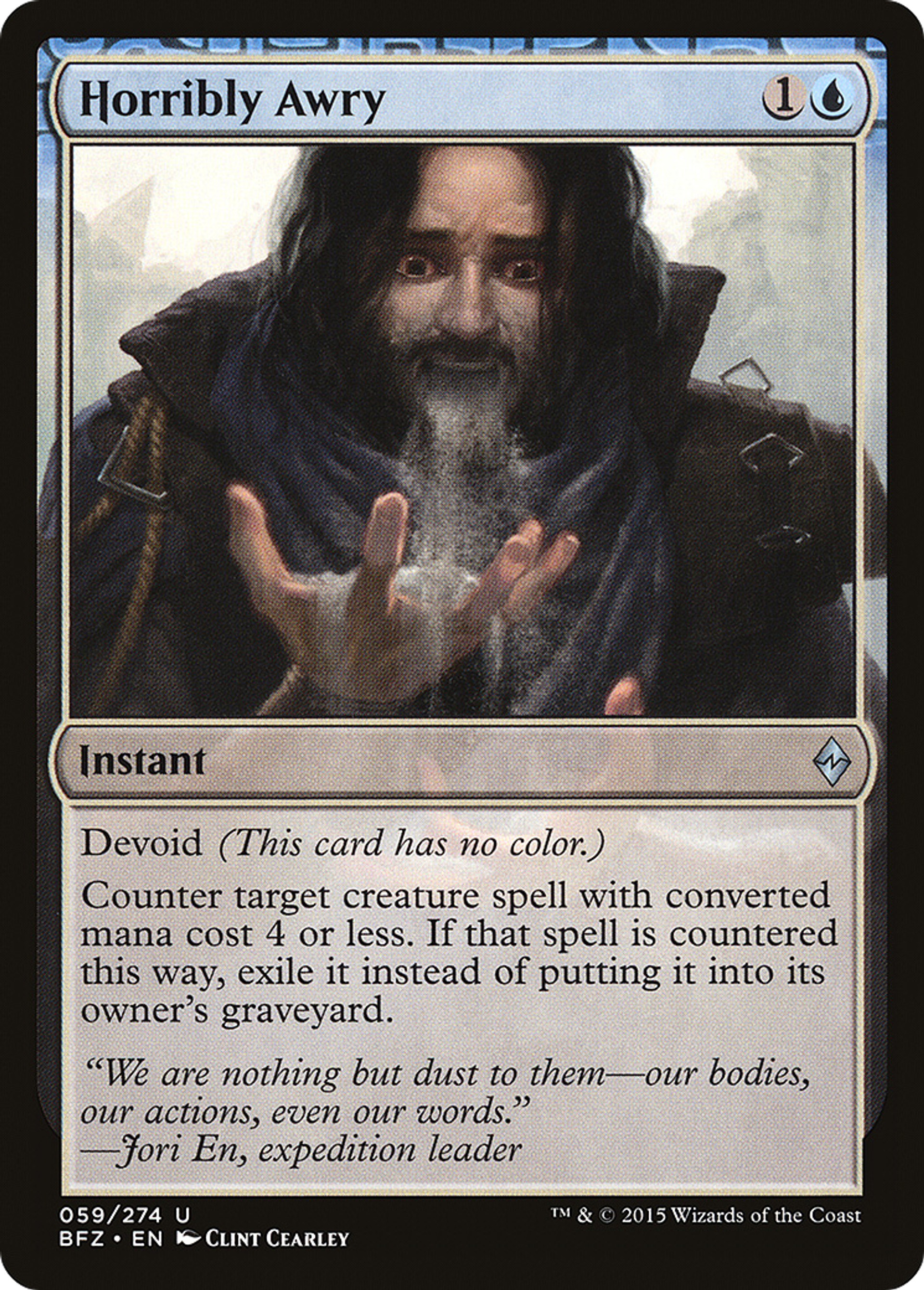 Horribly Awry — Battle for Zendikar — Magic: The Gathering