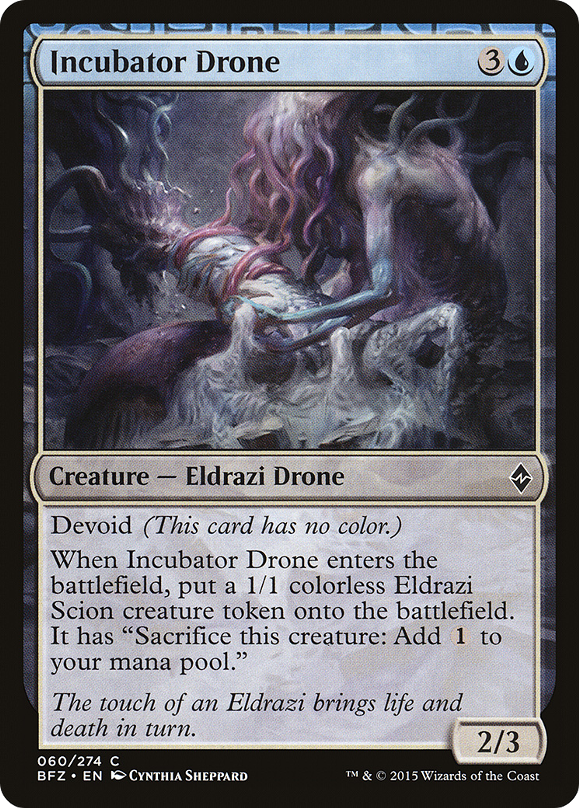Incubator Drone — Battle for Zendikar — Magic: The Gathering