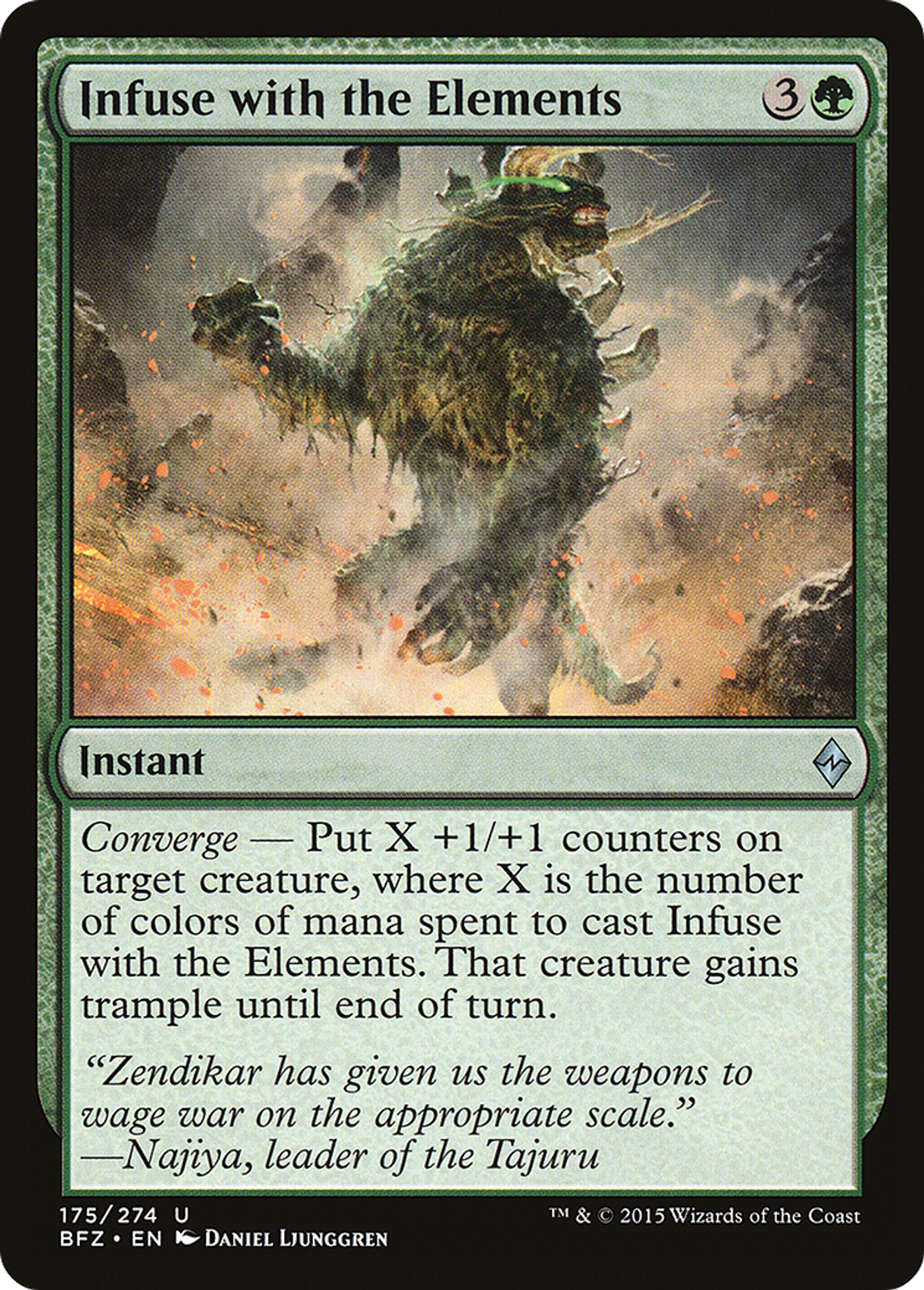 Infuse with the Elements — Battle for Zendikar — Magic: The Gathering