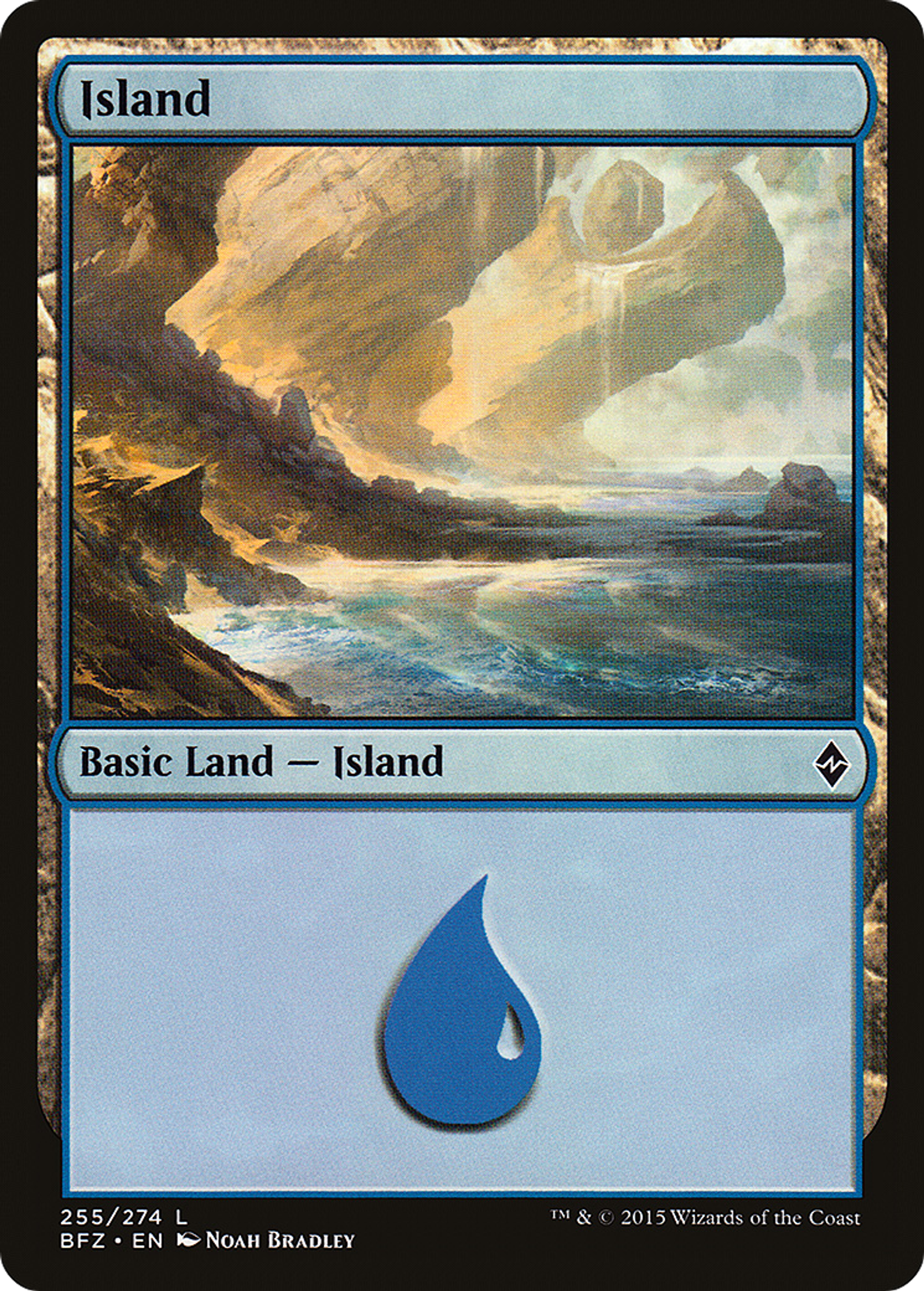 Island — Battle for Zendikar — Magic: The Gathering