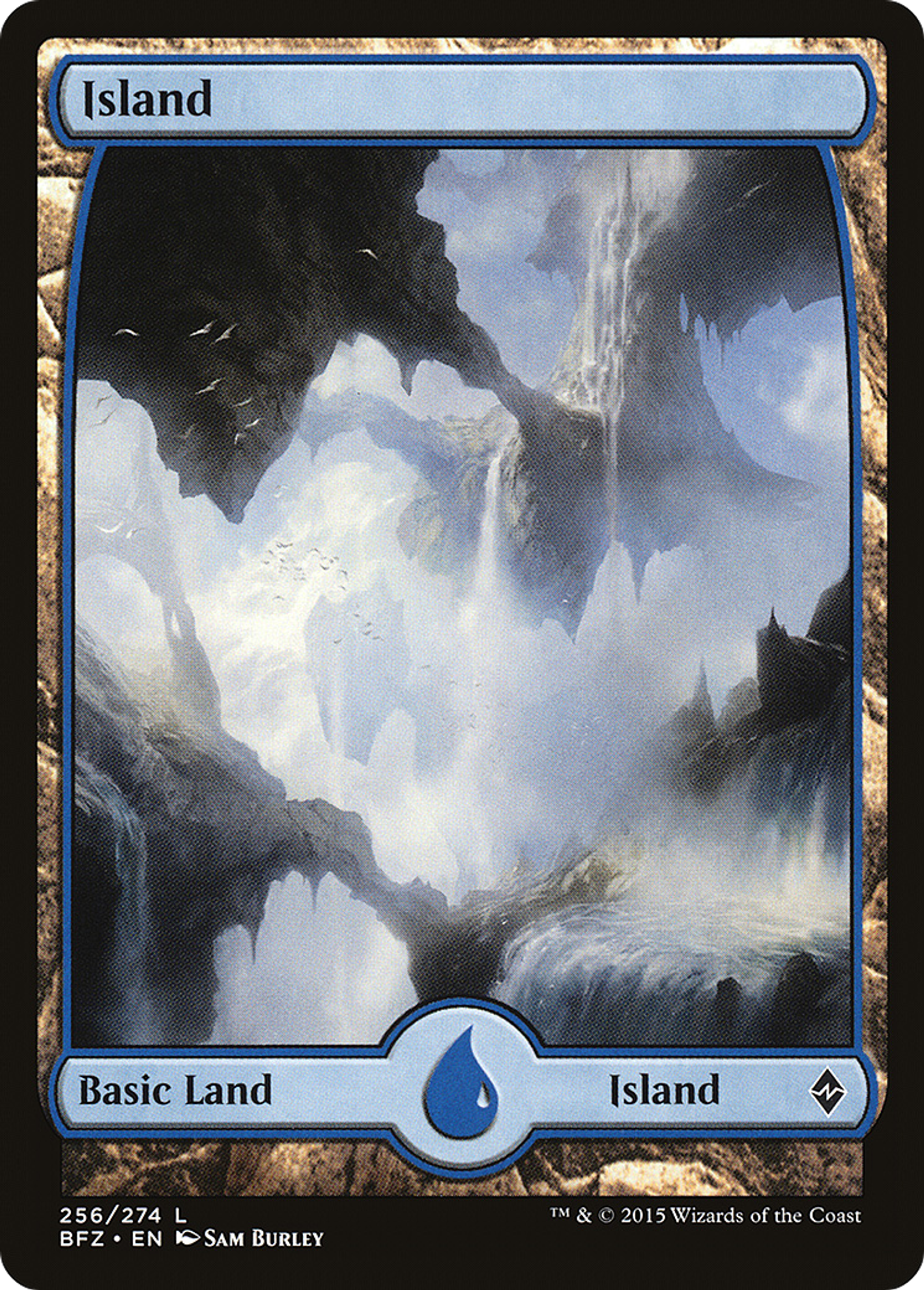 Island — Battle for Zendikar — Magic: The Gathering