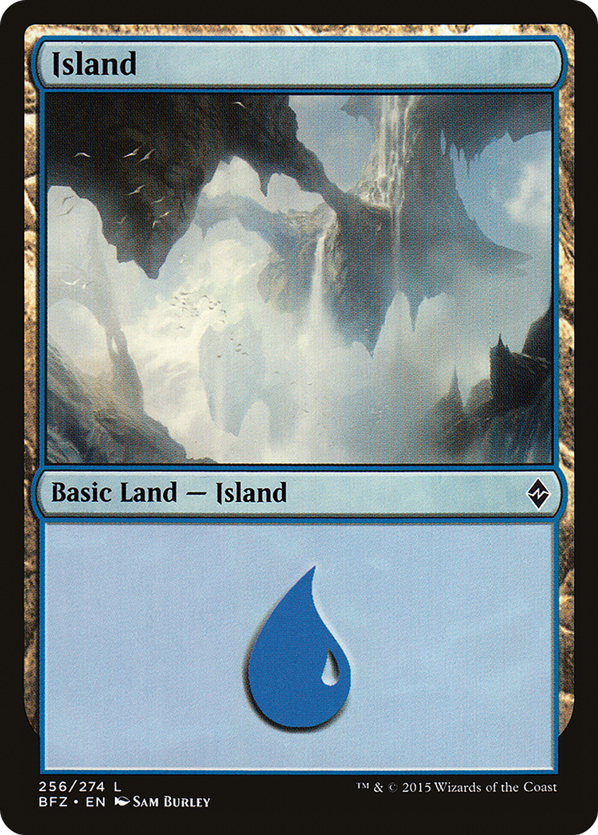 Island — Battle for Zendikar — Magic: The Gathering