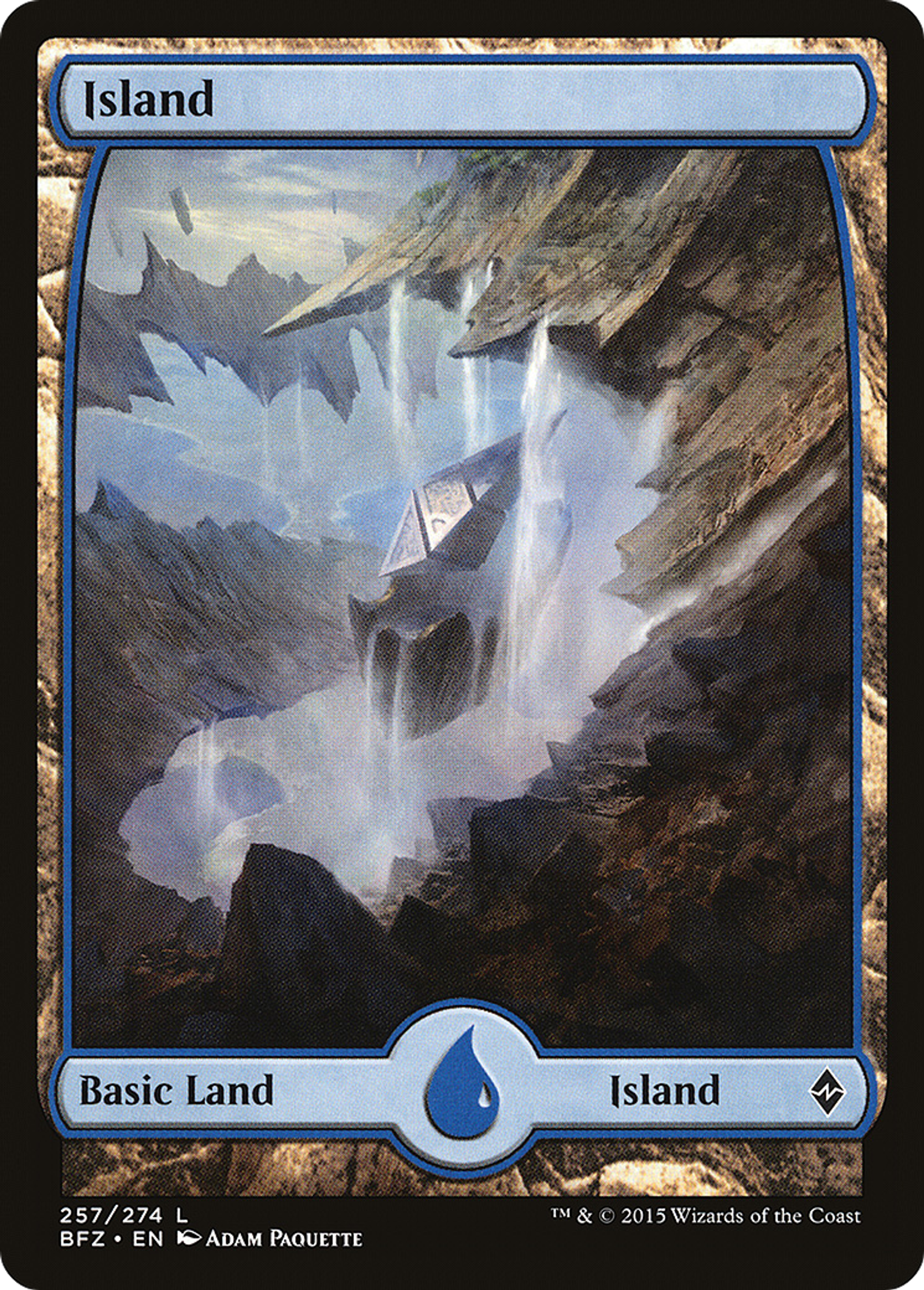 Island — Battle for Zendikar — Magic: The Gathering