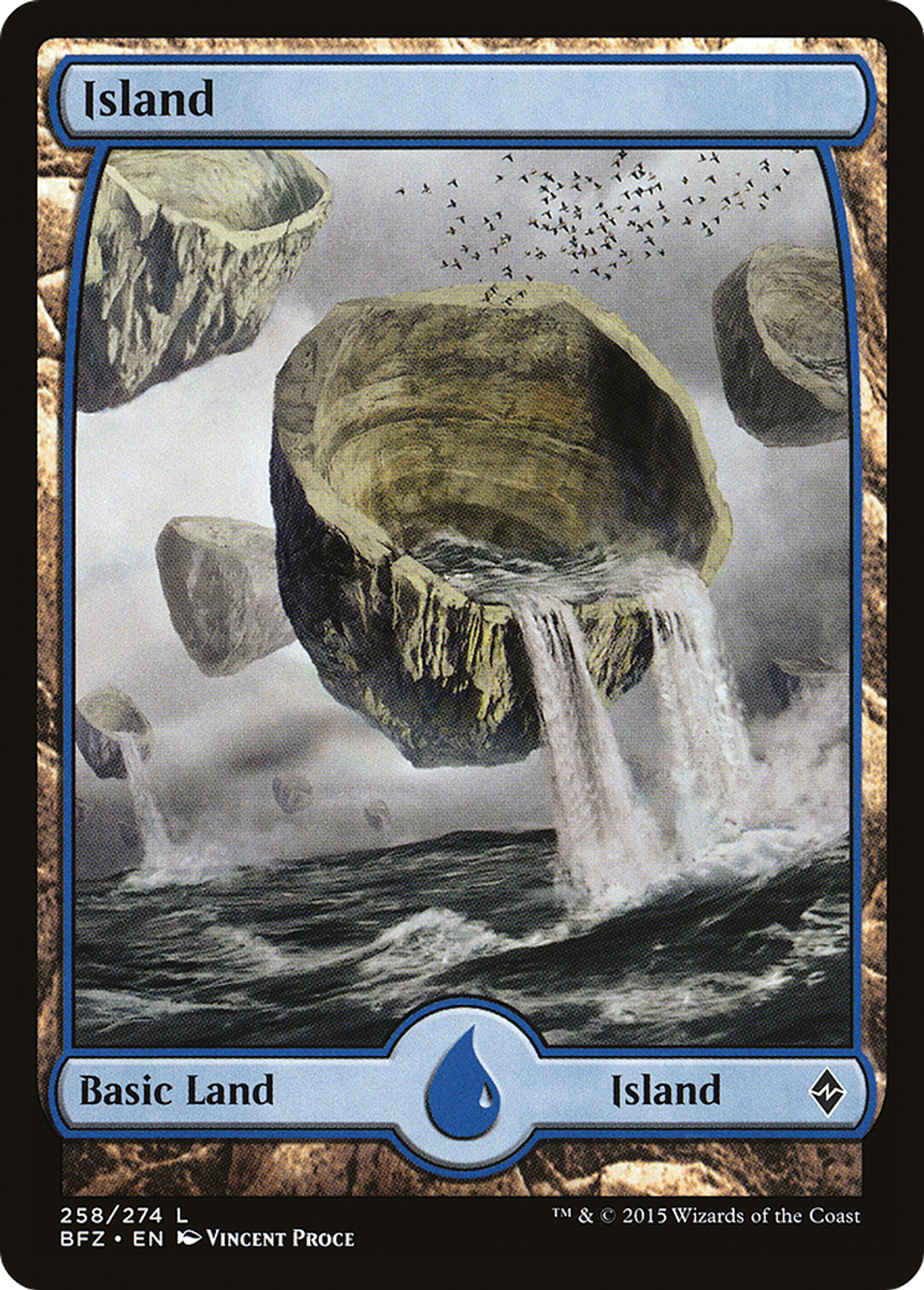 Island — Battle for Zendikar — Magic: The Gathering