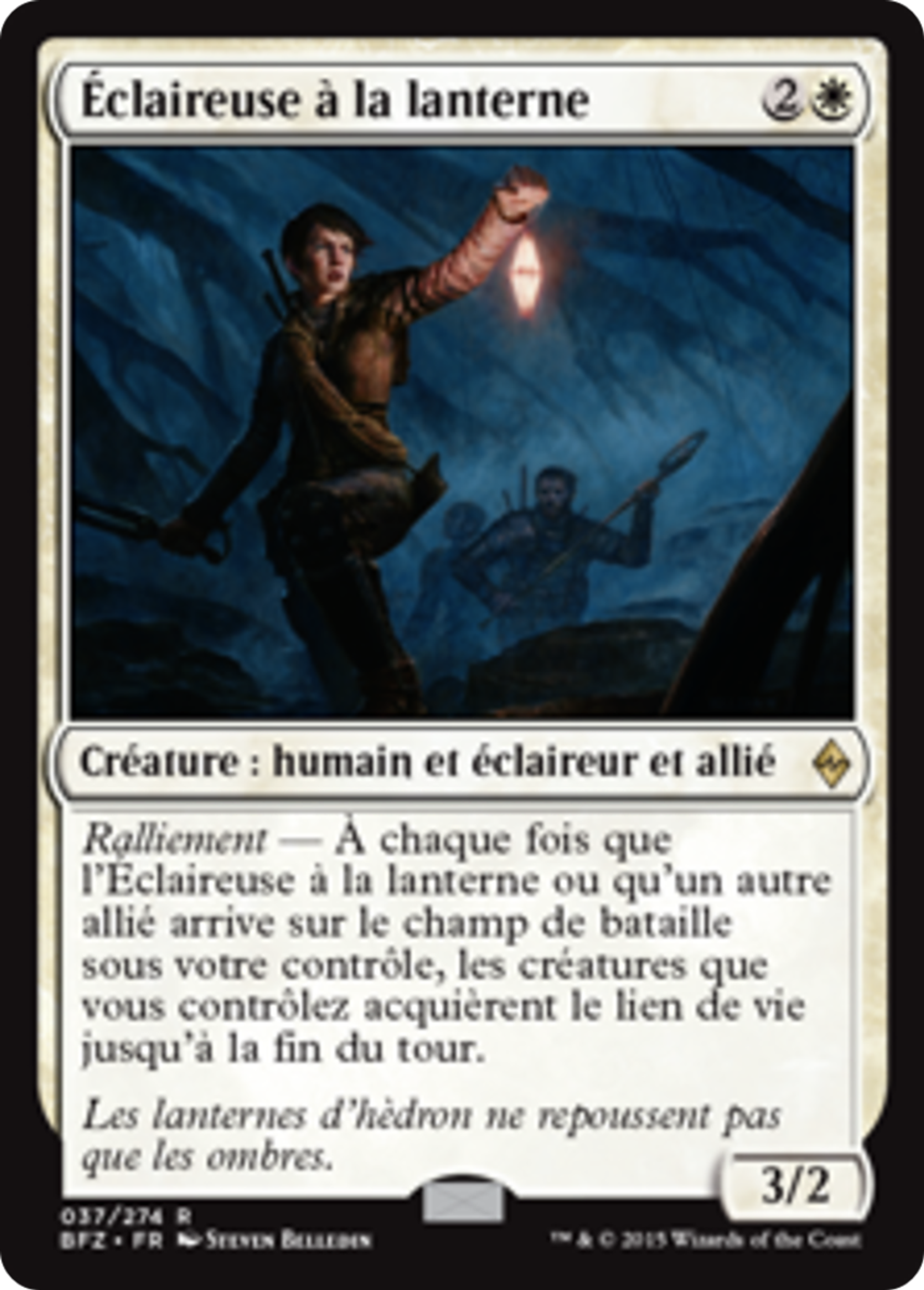 Éclaireuse à la lanterne — Battle for Zendikar — Magic: The Gathering