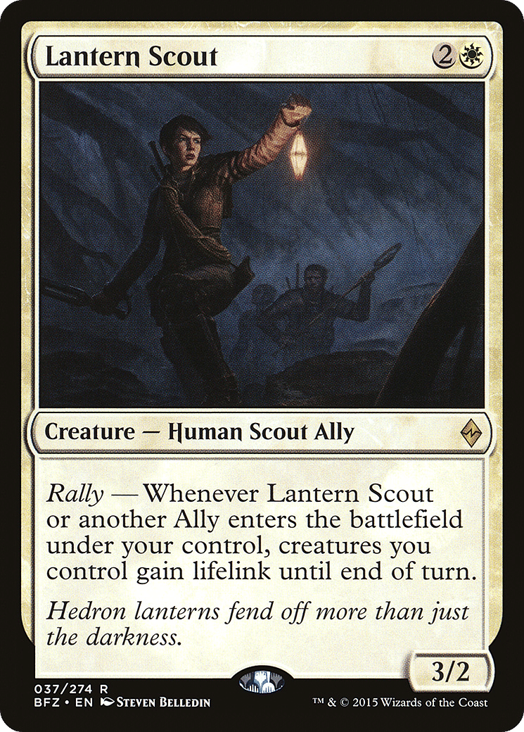 Lantern Scout — Battle for Zendikar — Magic: The Gathering