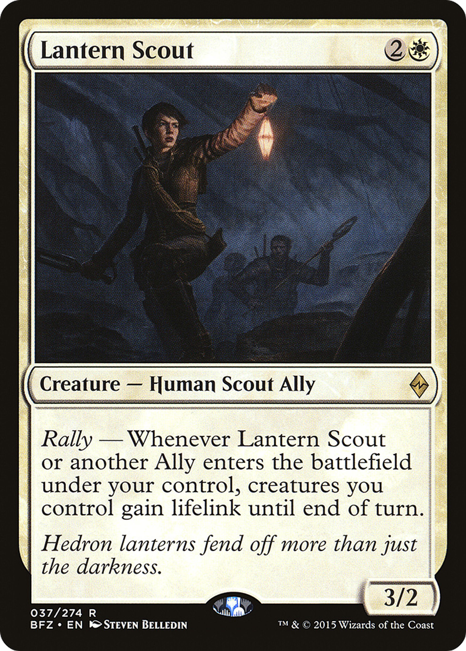 Lantern Scout — Battle for Zendikar — Magic: The Gathering