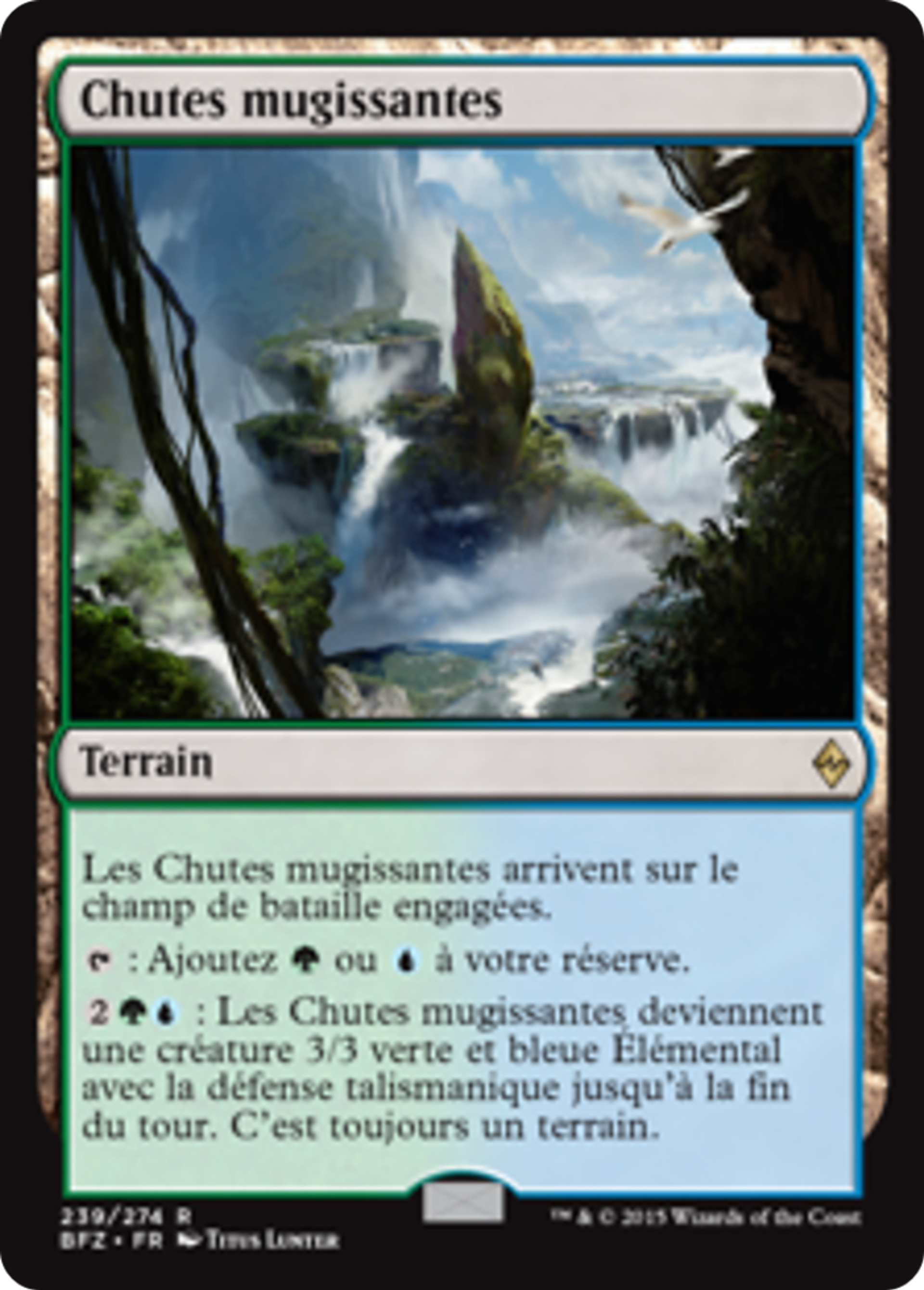 Chutes mugissantes — Battle for Zendikar — Magic: The Gathering