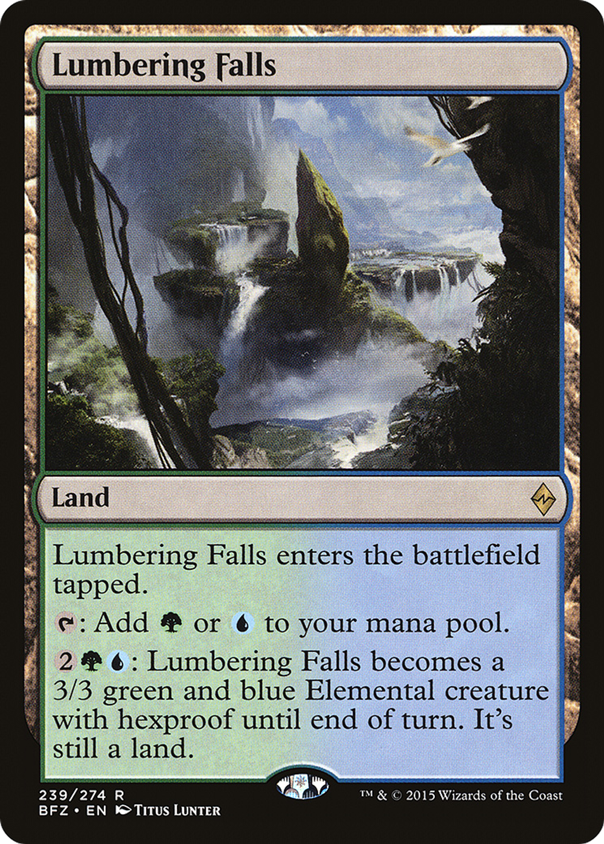 Chutes mugissantes — Battle for Zendikar — Magic: The Gathering