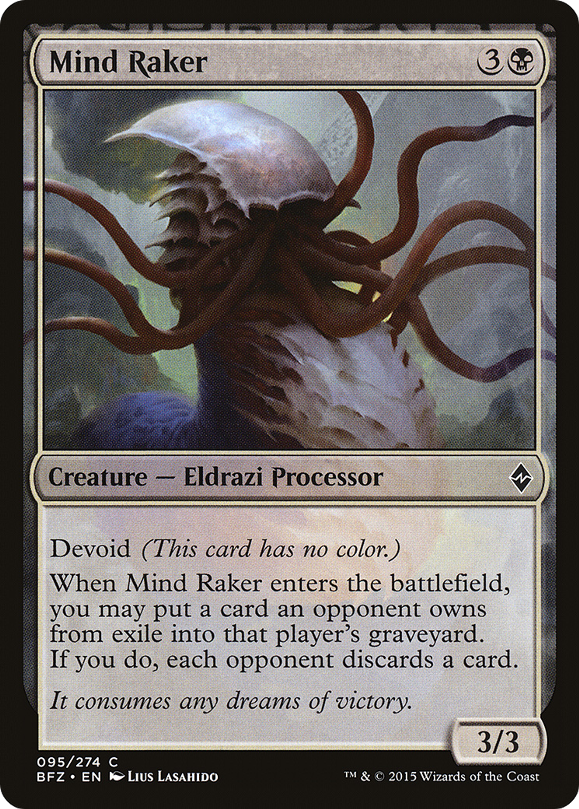 Ratisseur d'esprit — Battle for Zendikar — Magic: The Gathering