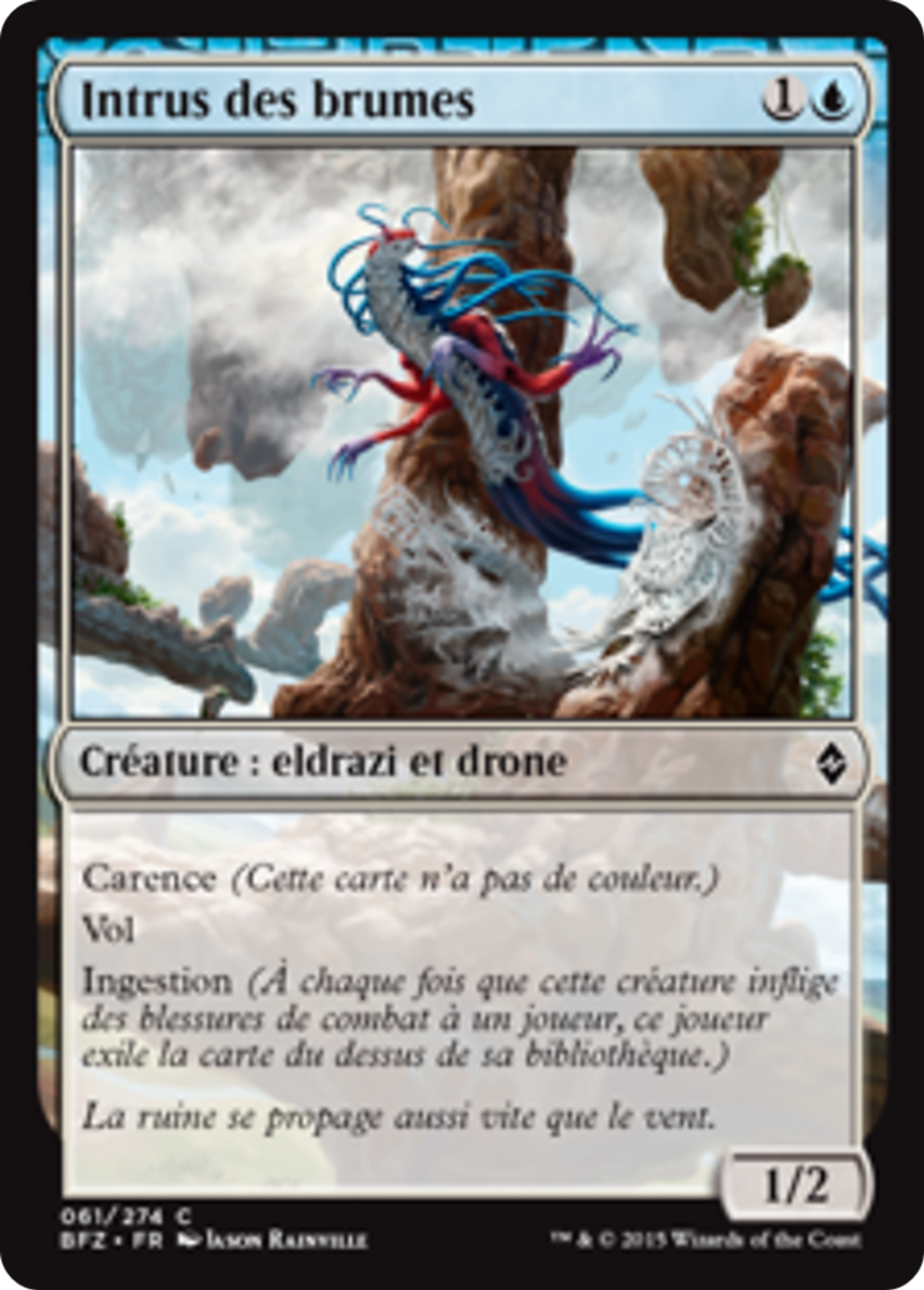 Intrus des brumes — Battle for Zendikar — Magic: The Gathering