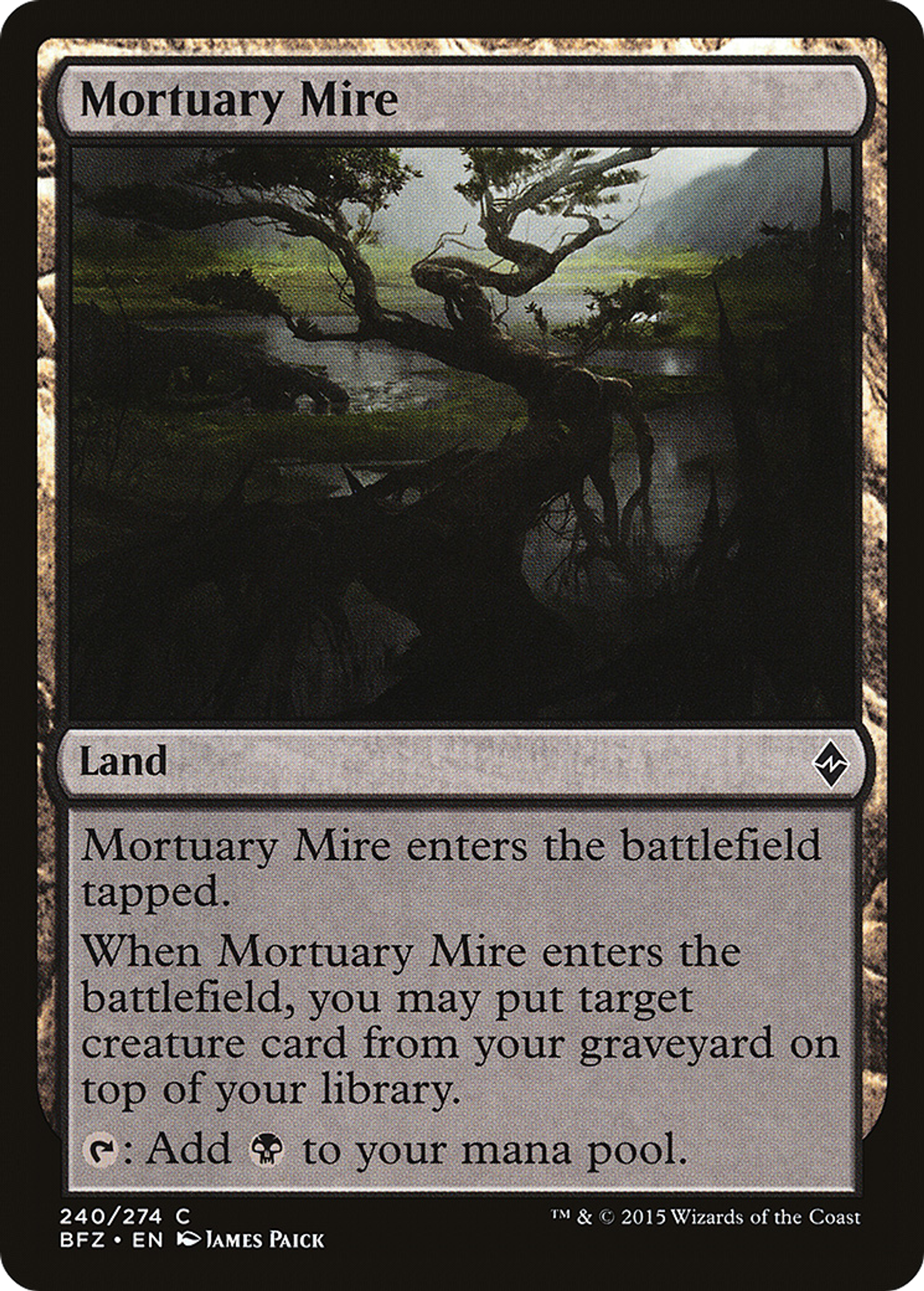 Mortuary Mire — Battle for Zendikar — Magic: The Gathering