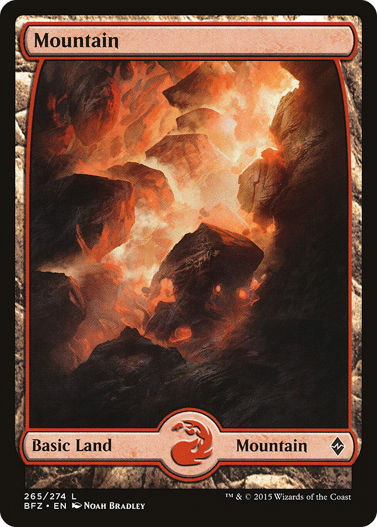 Mountain — Battle for Zendikar — Magic: The Gathering