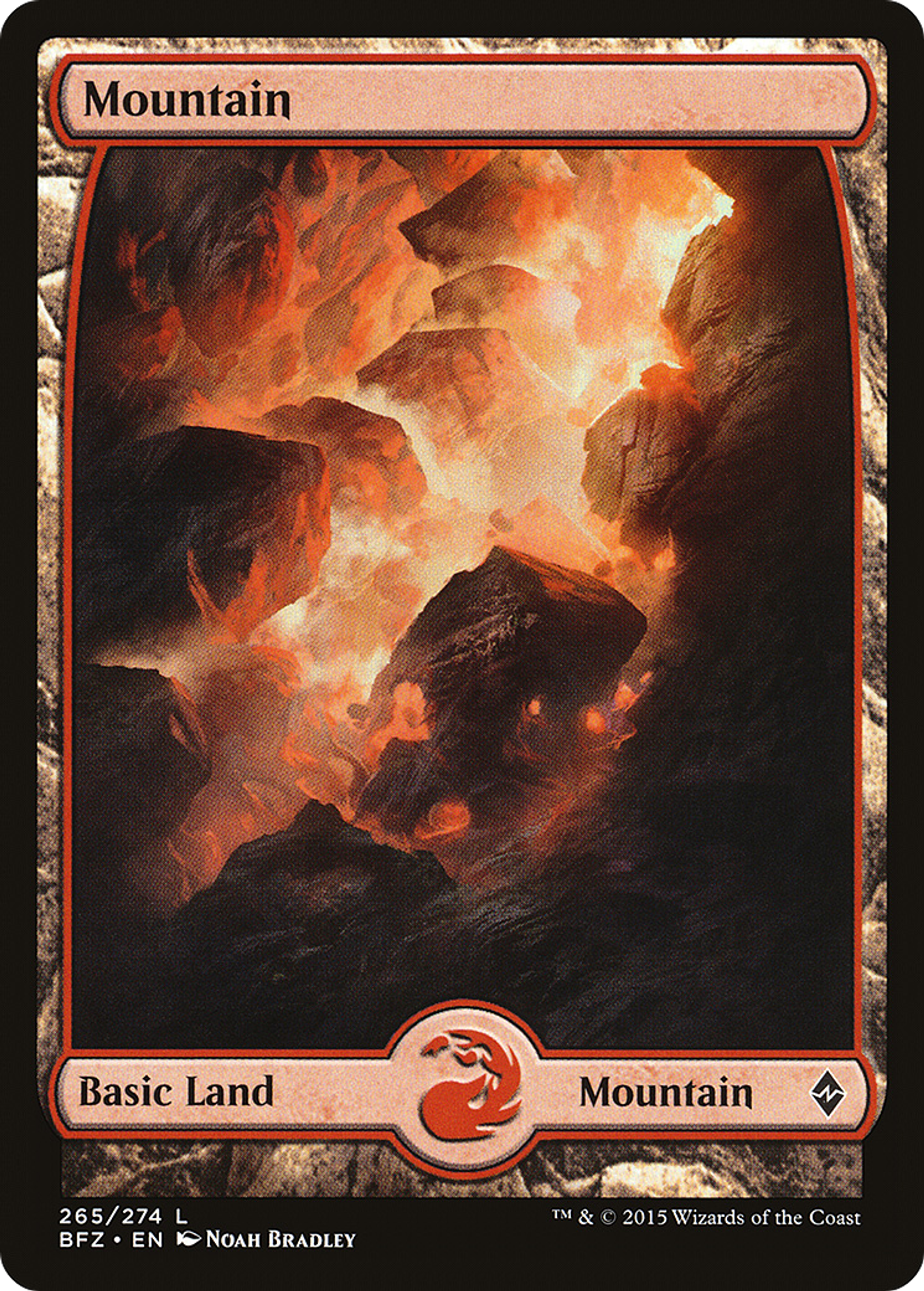 Mountain — Battle for Zendikar — Magic: The Gathering