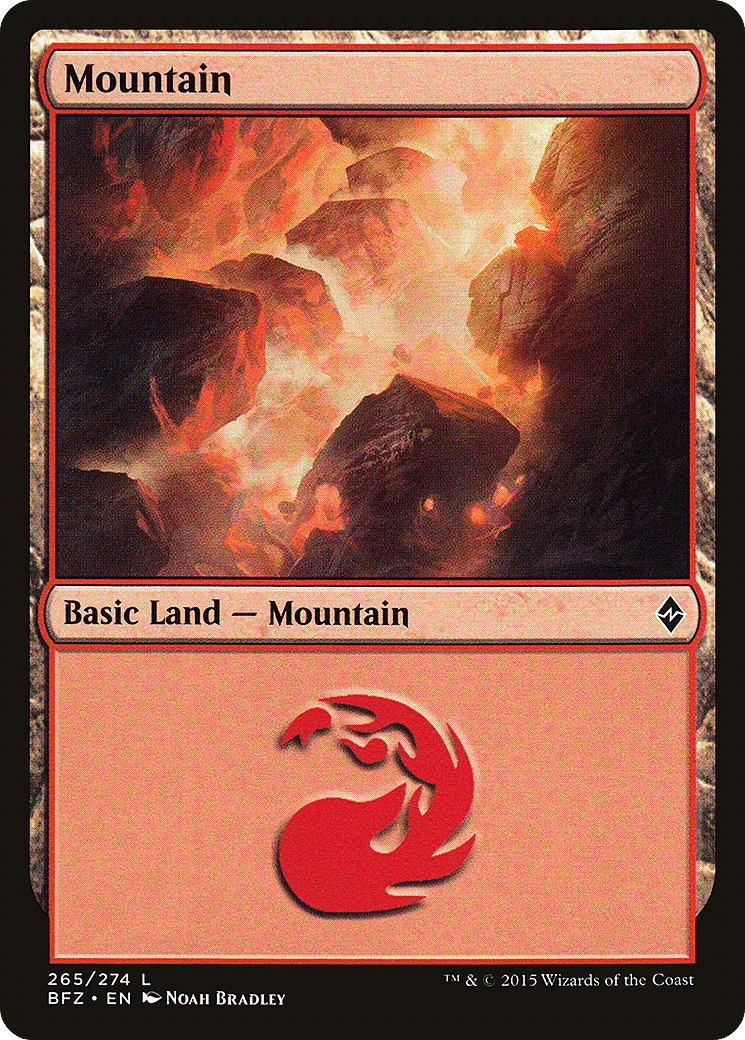 Mountain — Battle for Zendikar — Magic: The Gathering