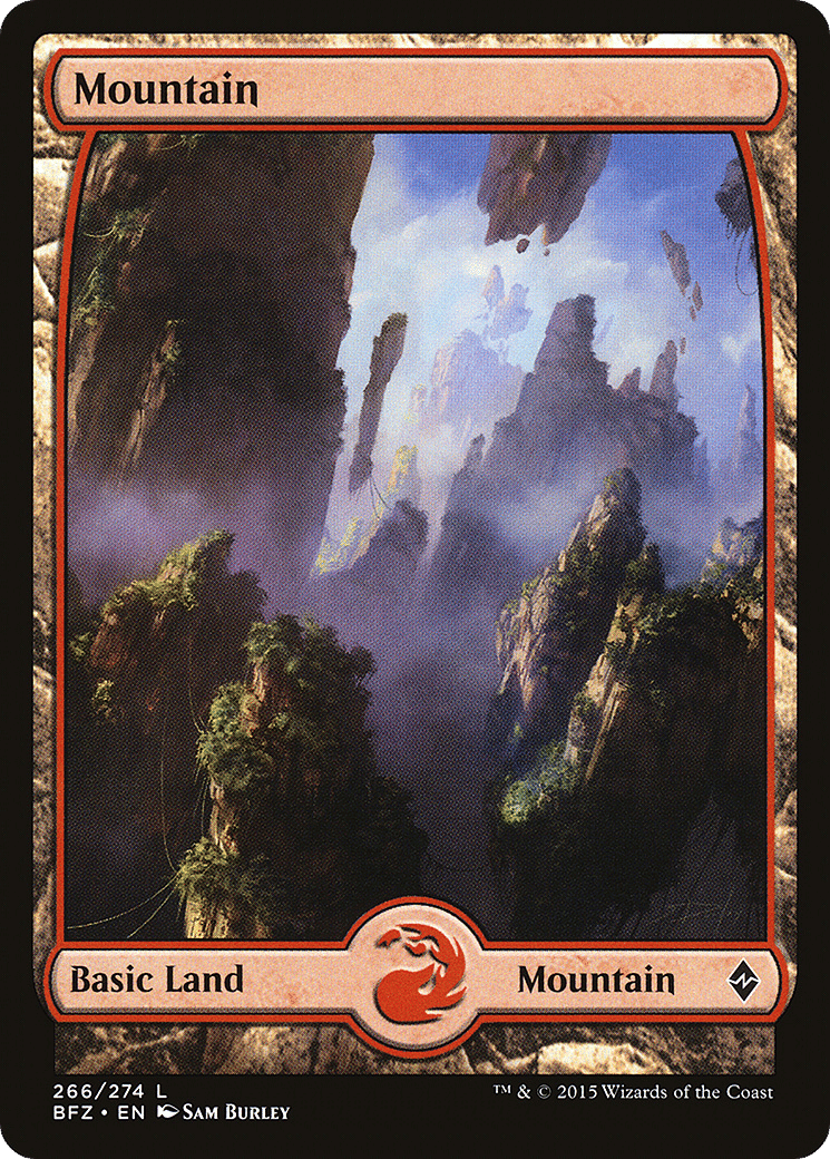Mountain — Battle for Zendikar — Magic: The Gathering