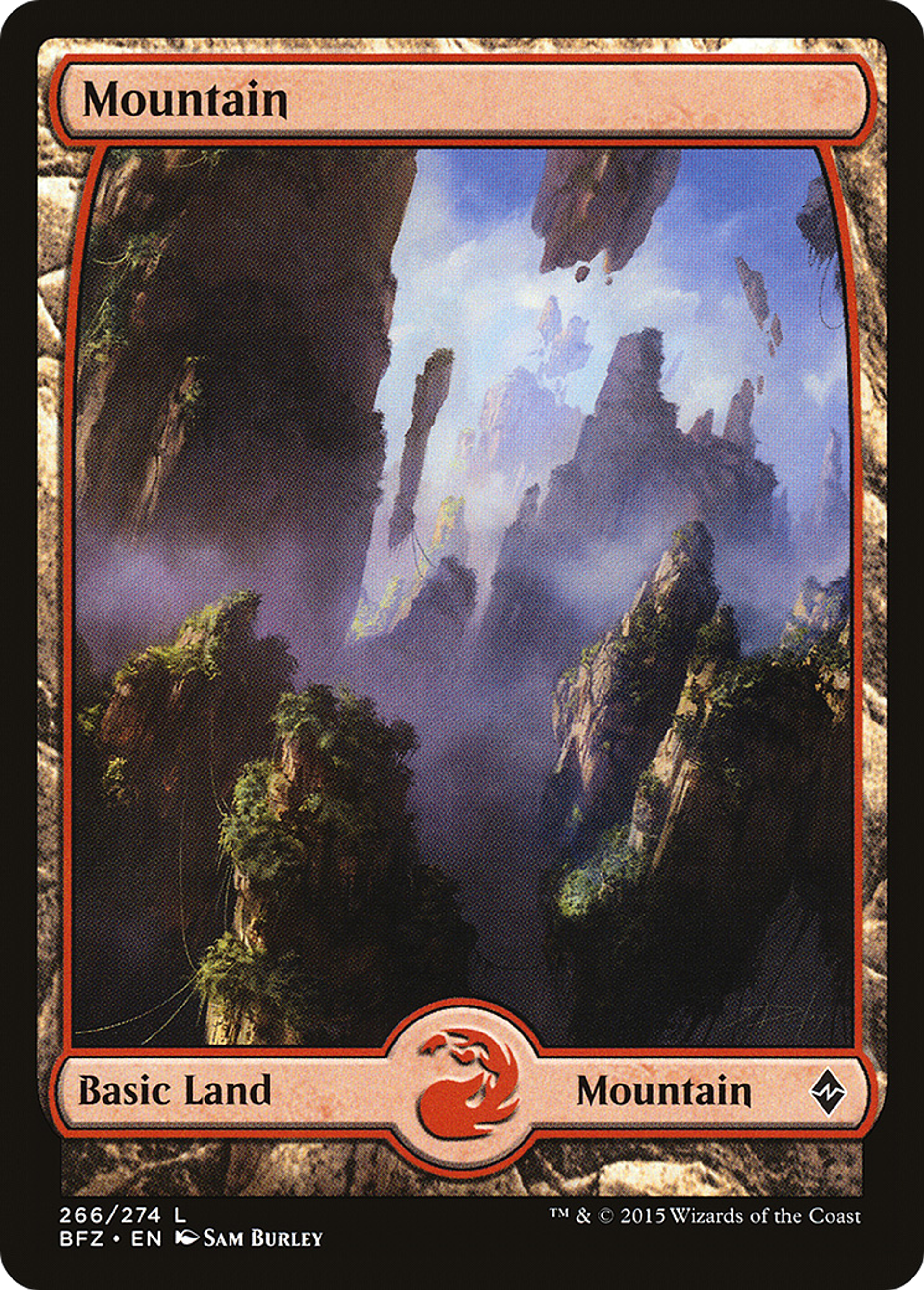 Mountain — Battle for Zendikar — Magic: The Gathering