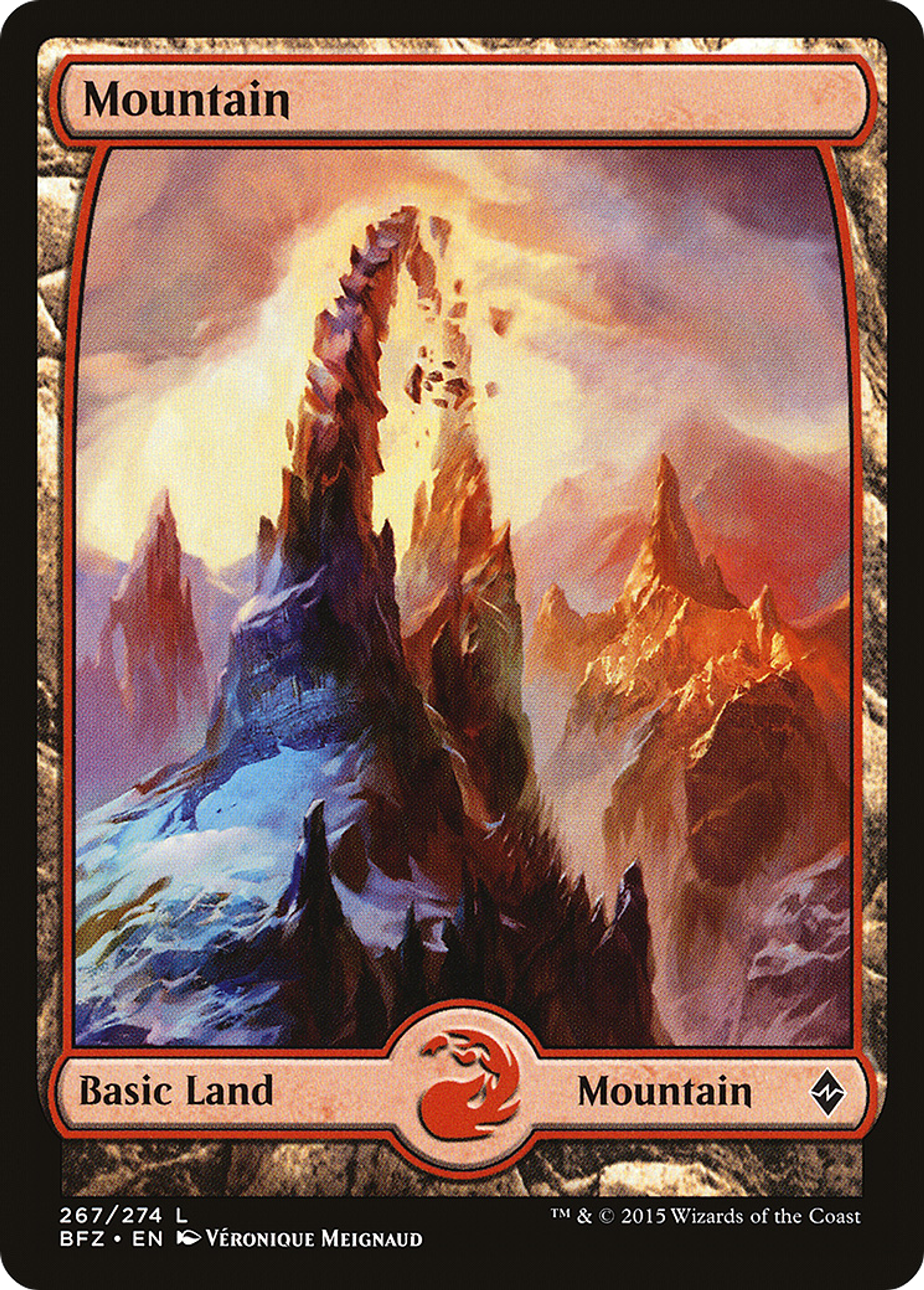 Mountain — Battle for Zendikar — Magic: The Gathering