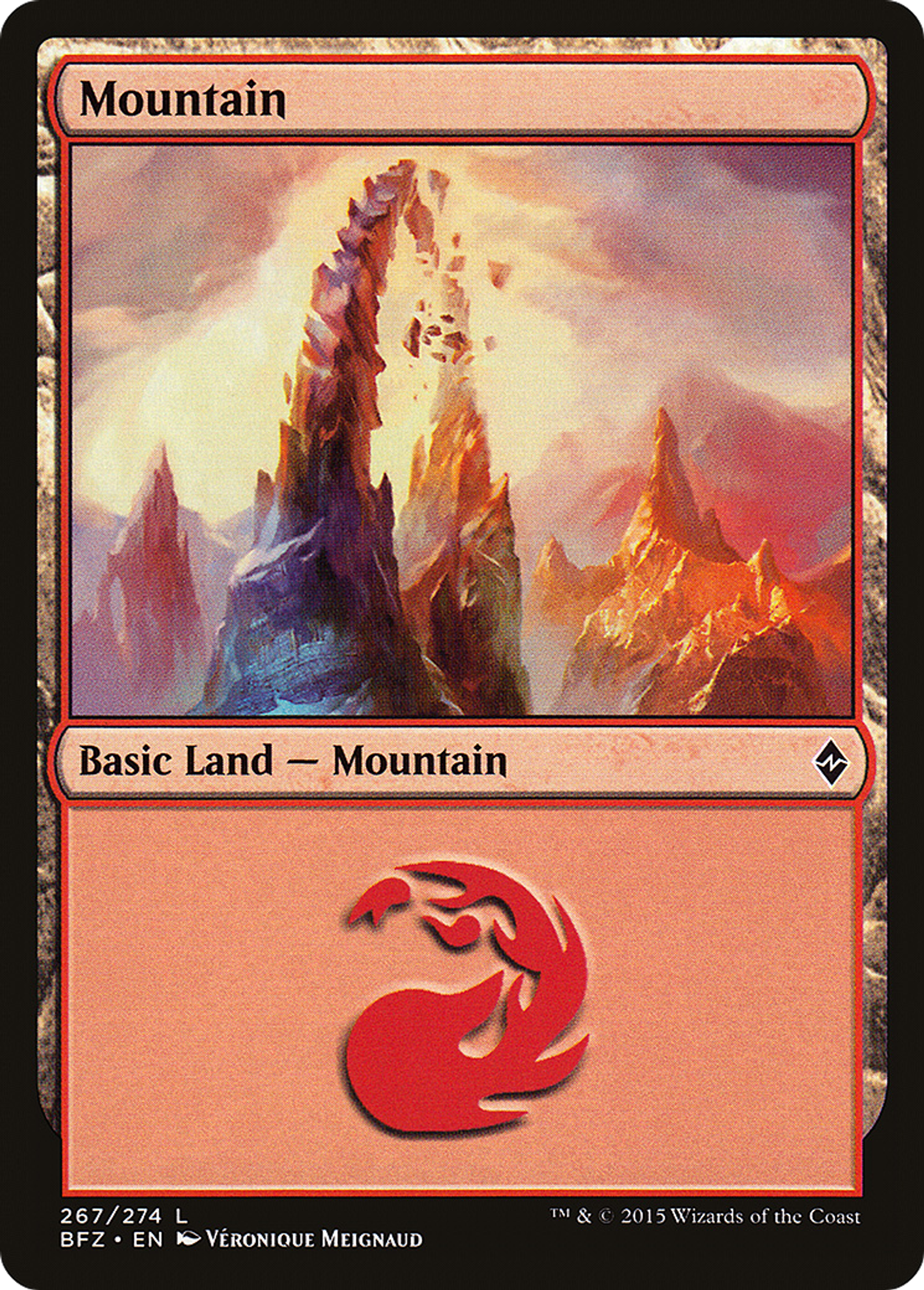 Mountain — Battle for Zendikar — Magic: The Gathering