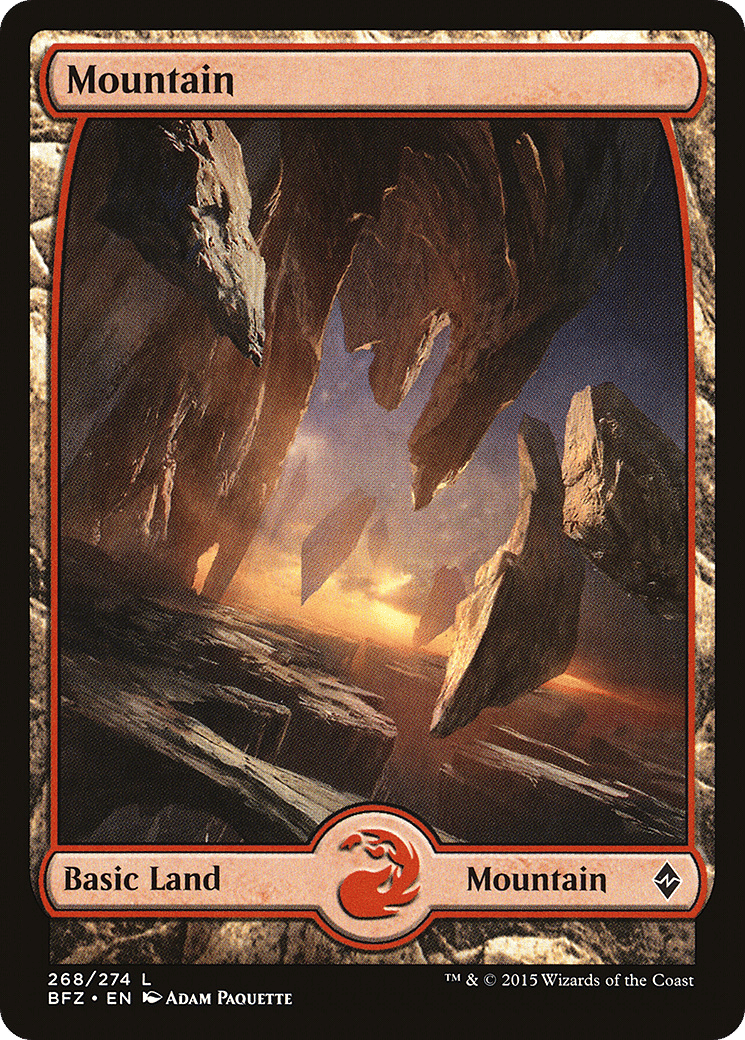 Montagne — Battle for Zendikar — Magic: The Gathering