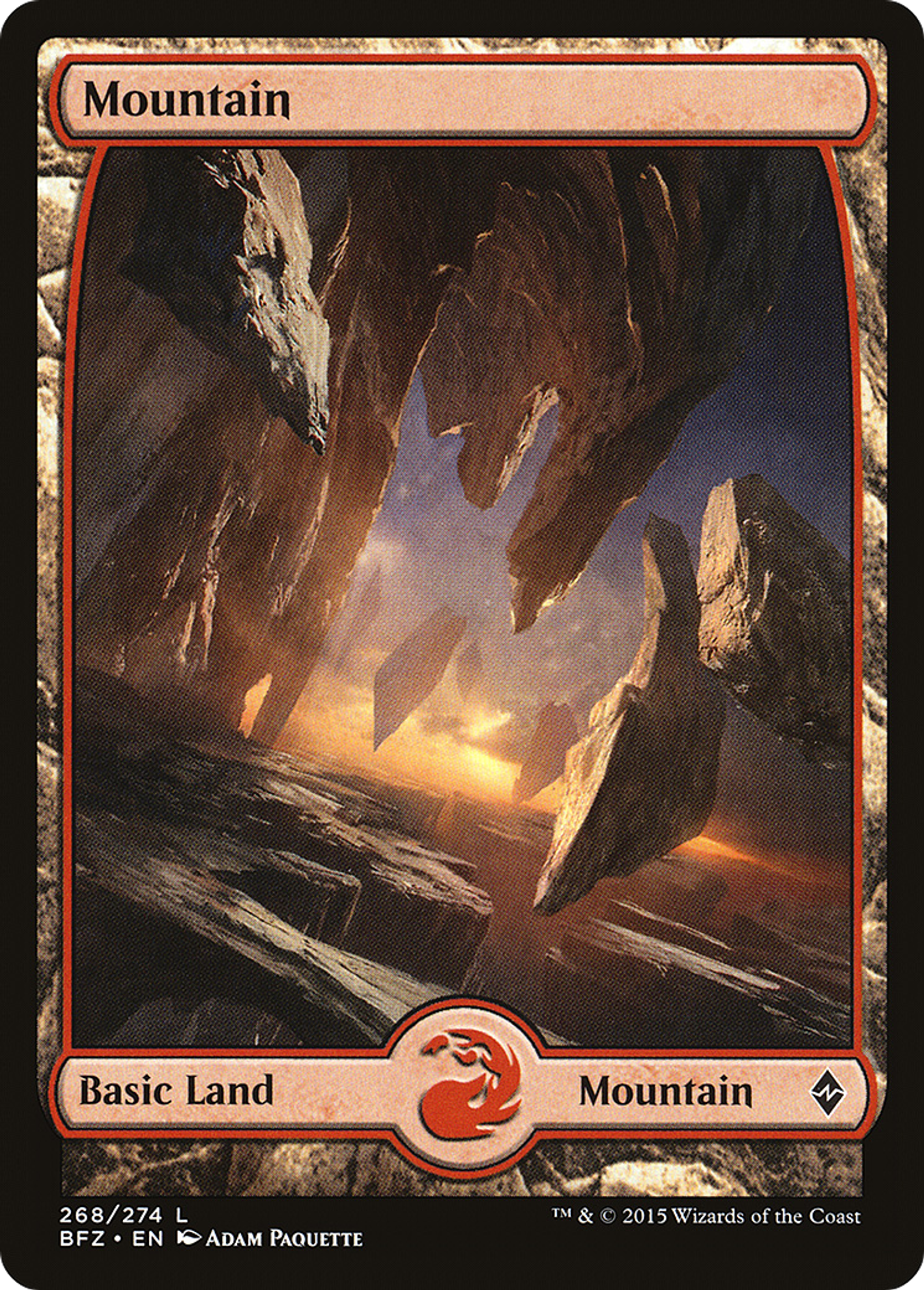 Mountain — Battle for Zendikar — Magic: The Gathering
