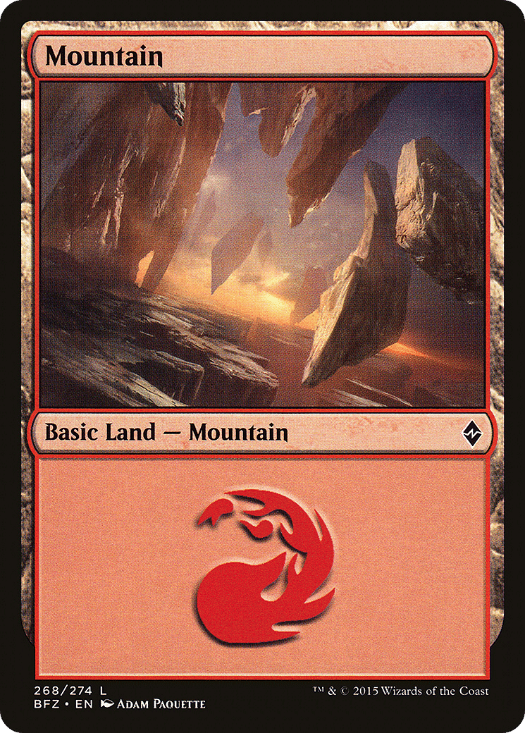 Montagne — Battle for Zendikar — Magic: The Gathering