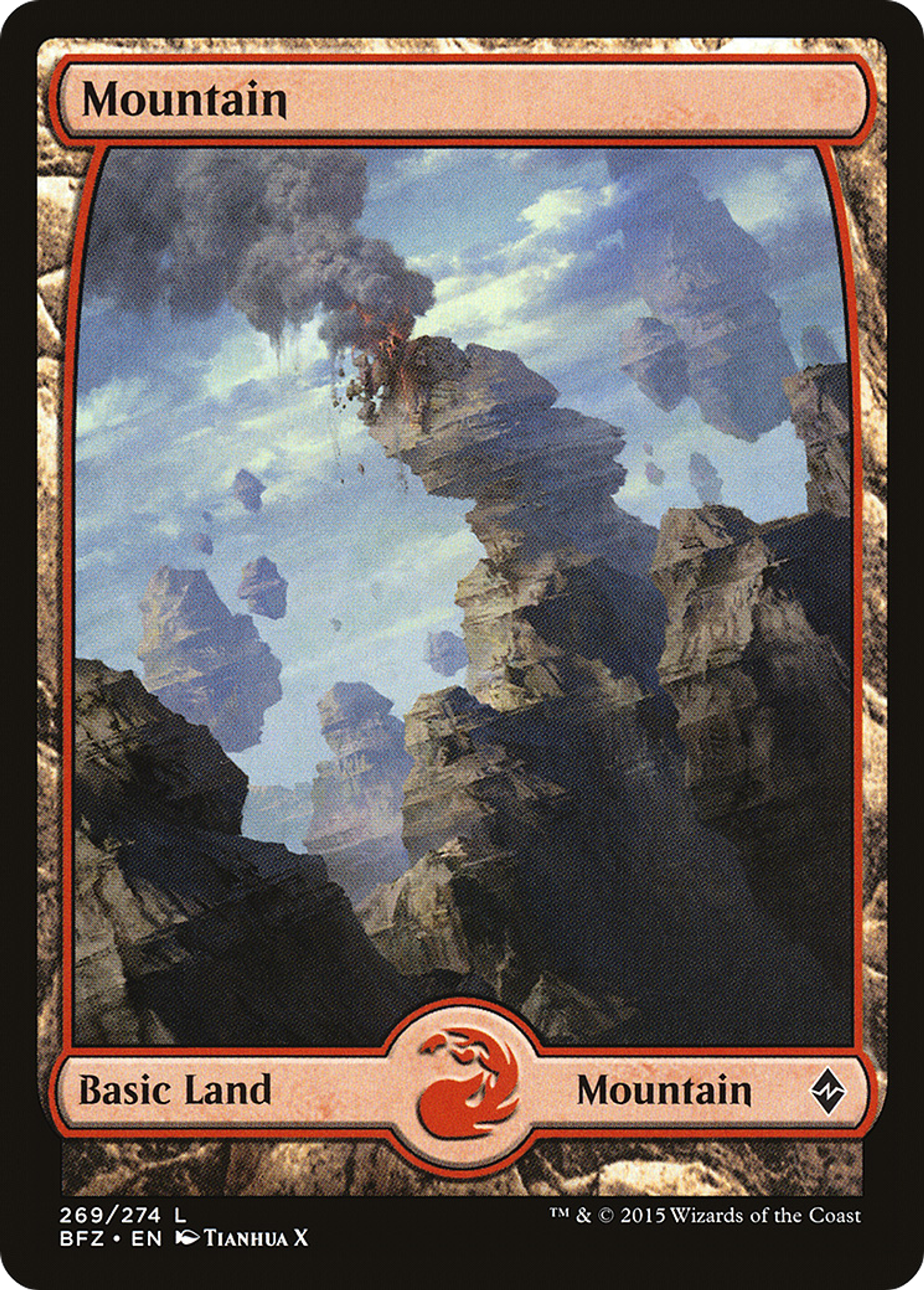 Mountain — Battle for Zendikar — Magic: The Gathering