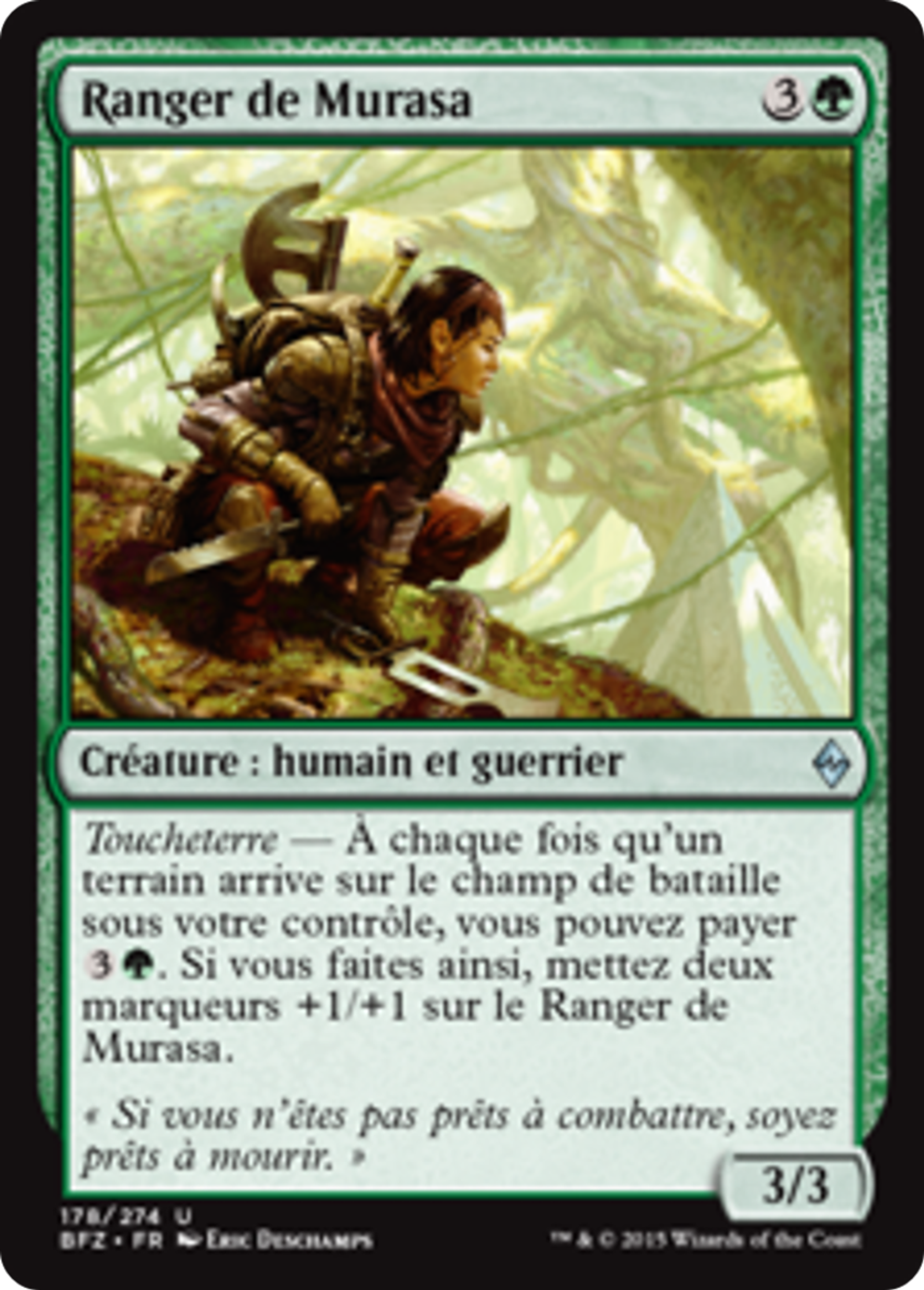 Ranger de Murasa — Battle for Zendikar — Magic: The Gathering