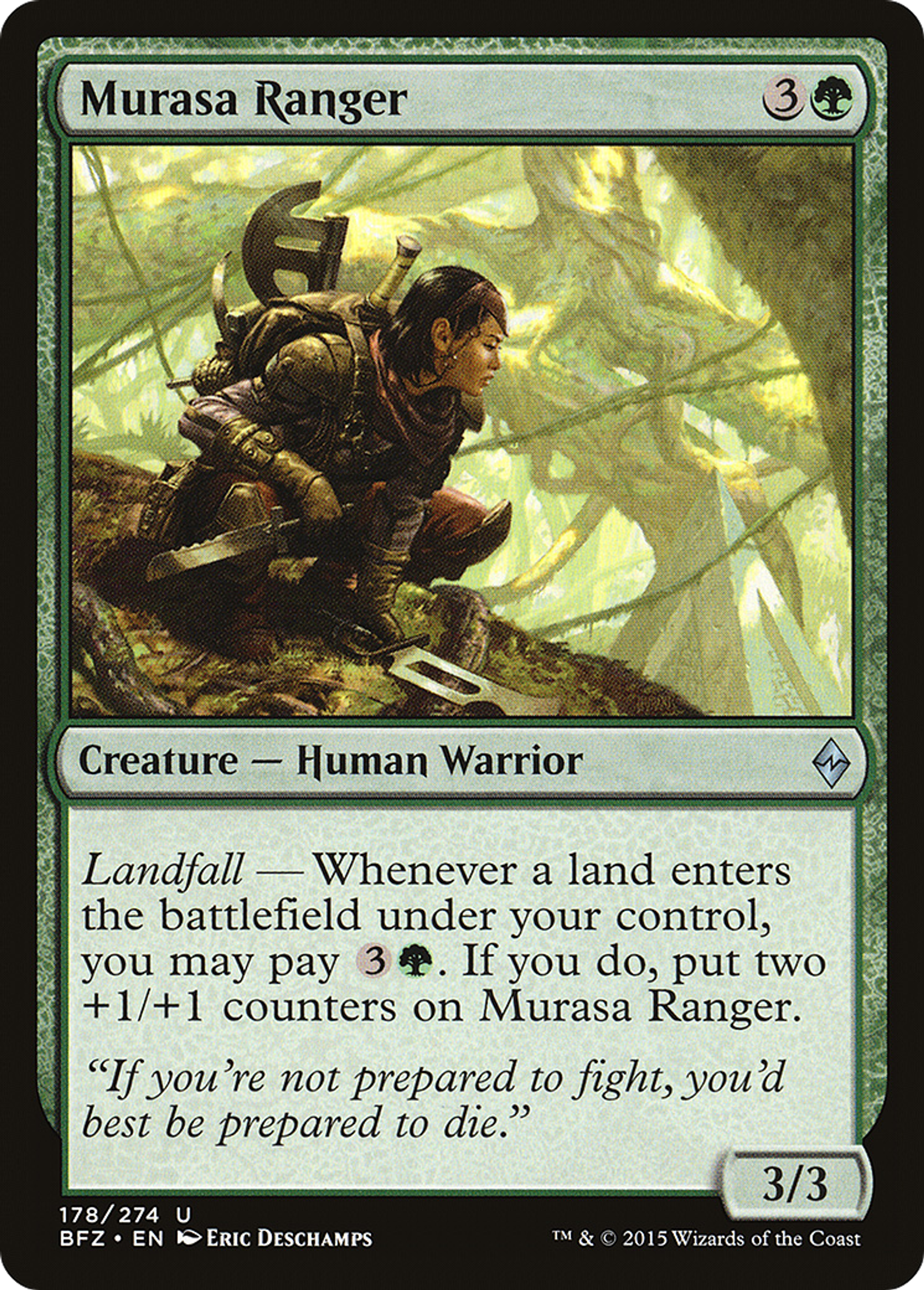 Murasa Ranger — Battle for Zendikar — Magic: The Gathering