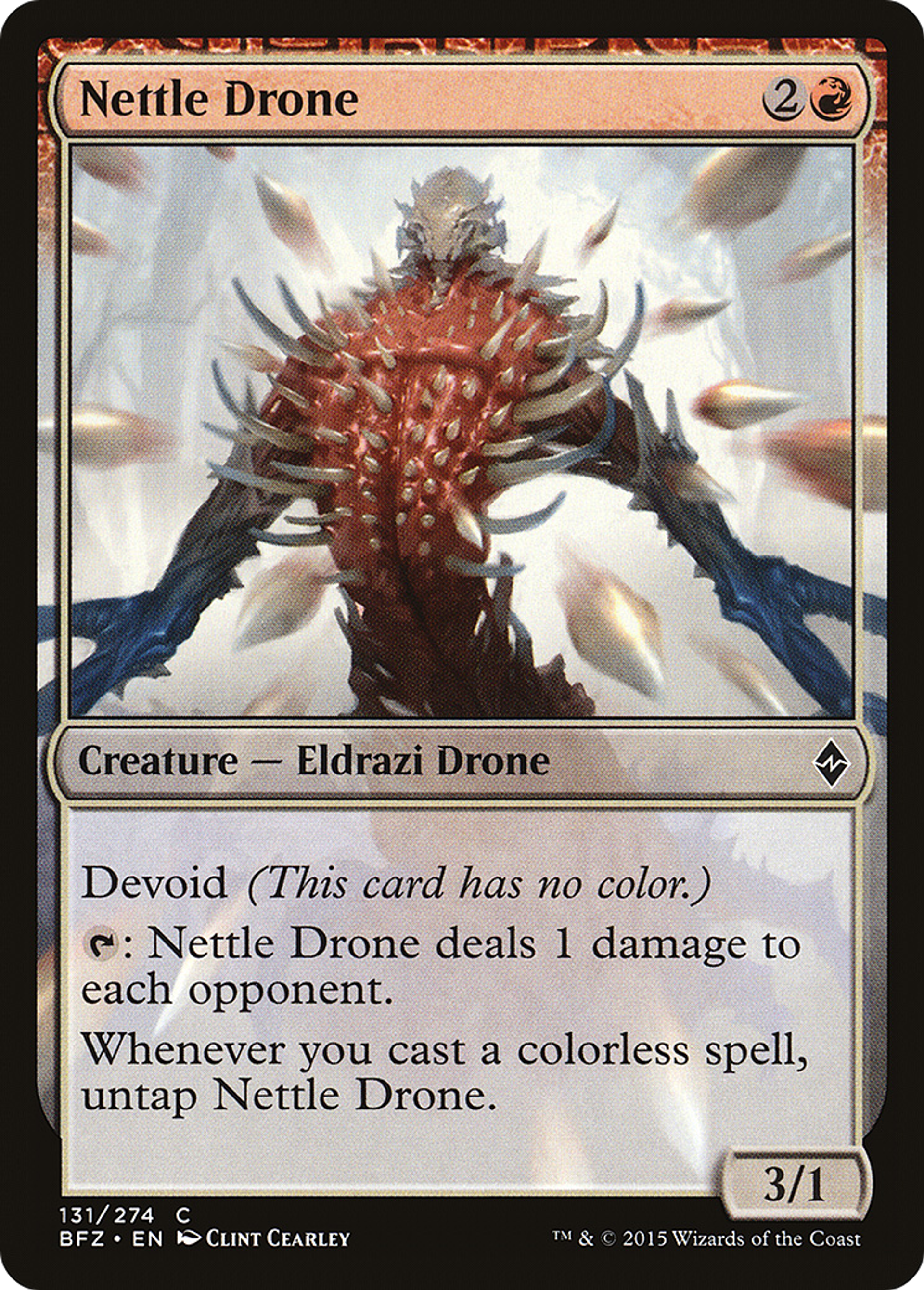 Nettle Drone — Battle for Zendikar — Magic: The Gathering