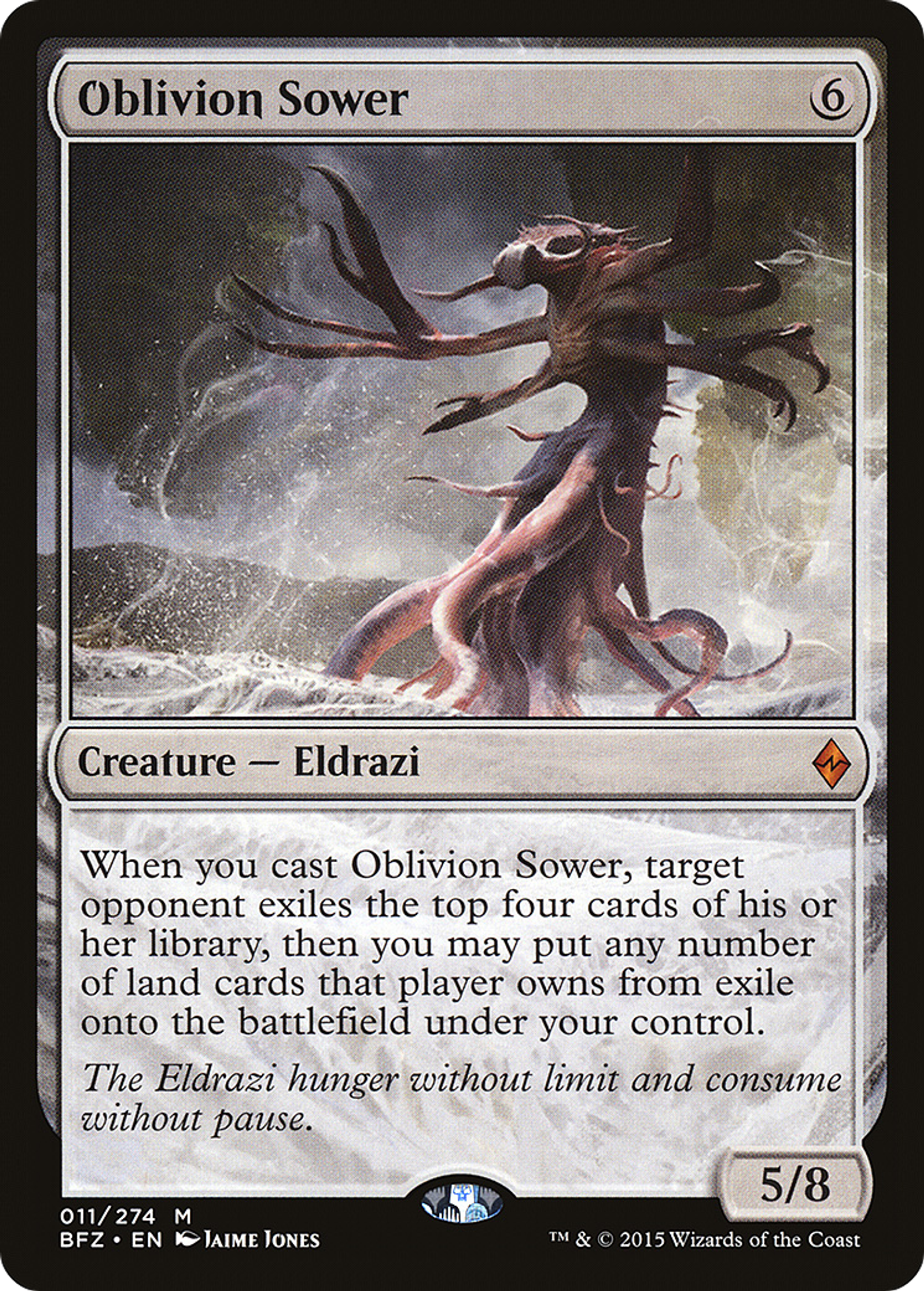 Oblivion Sower — Battle for Zendikar — Magic: The Gathering