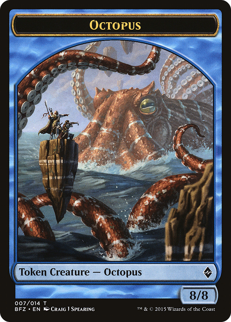 Octopus — Battle for Zendikar — Magic: The Gathering