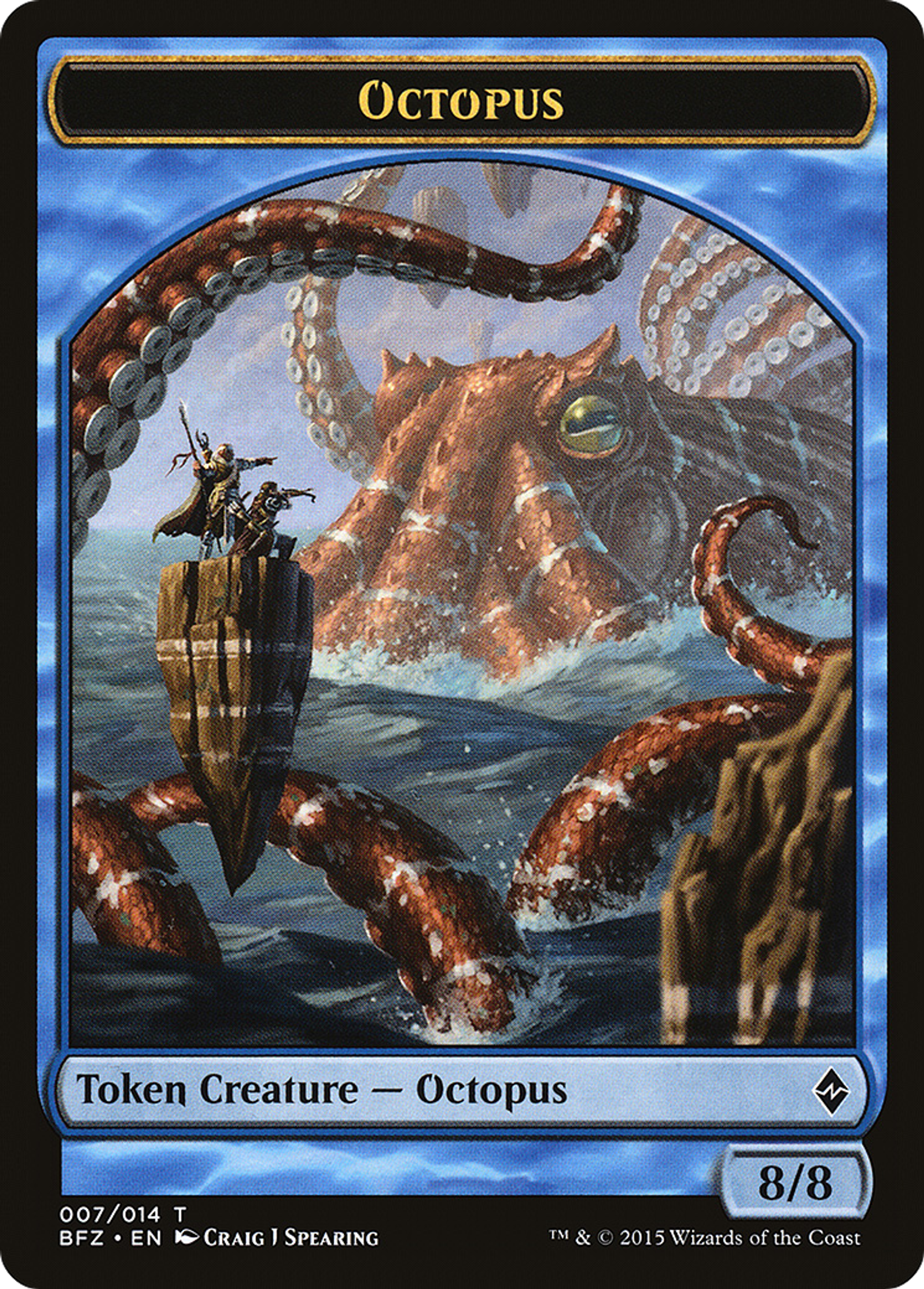 Octopus — Battle for Zendikar — Magic: The Gathering