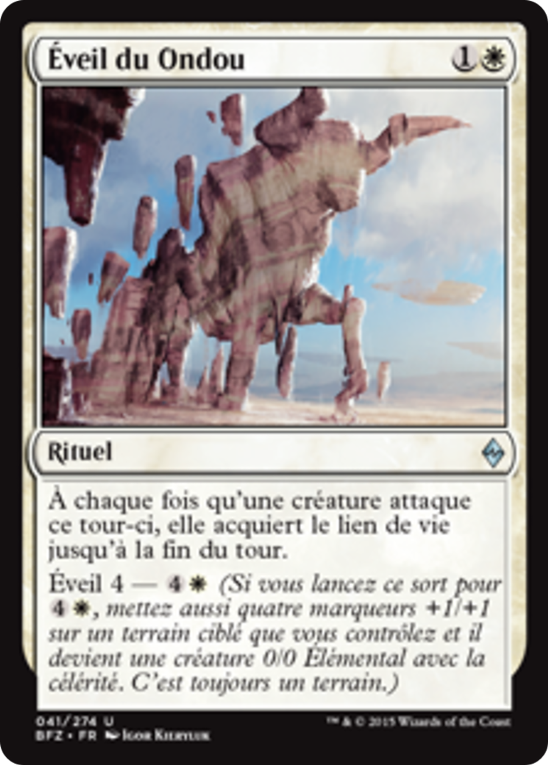 Éveil du Ondou — Battle for Zendikar — Magic: The Gathering