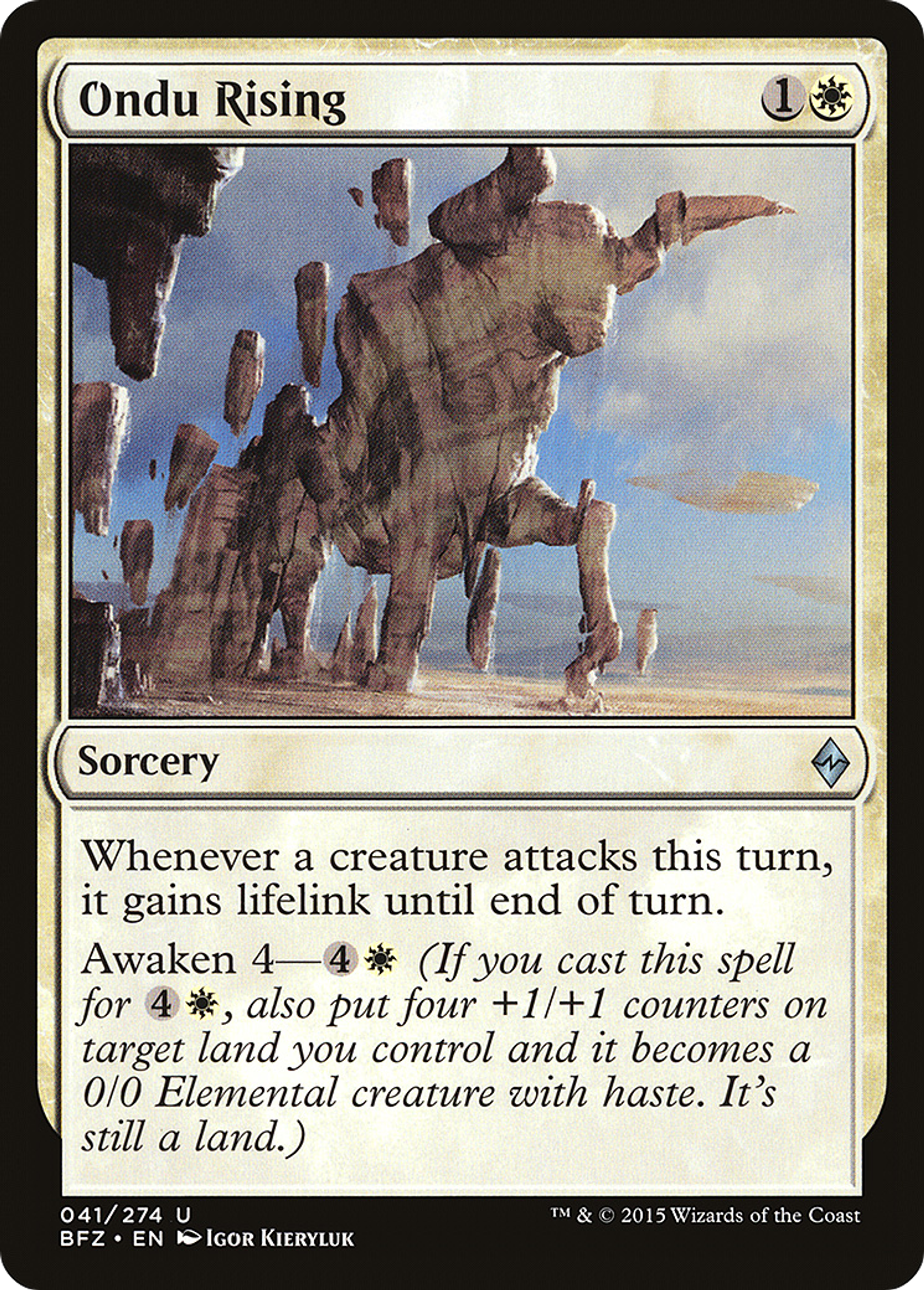 Ondu Rising — Battle for Zendikar — Magic: The Gathering