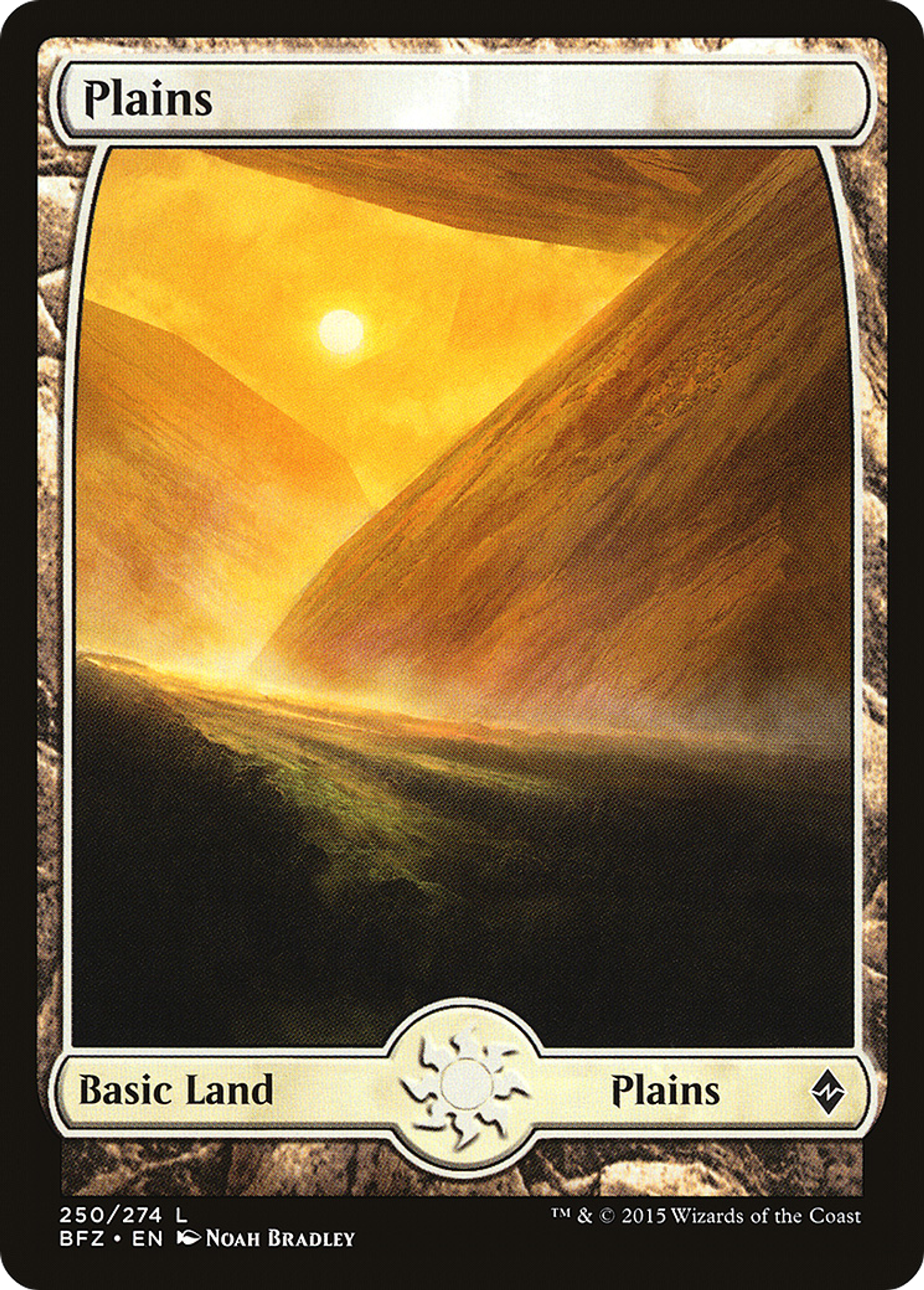 Plains — Battle for Zendikar — Magic: The Gathering