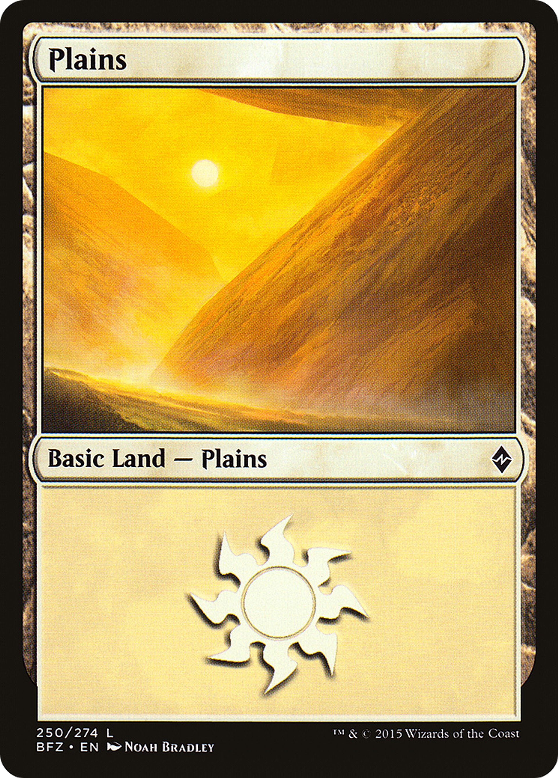Plains — Battle for Zendikar — Magic: The Gathering