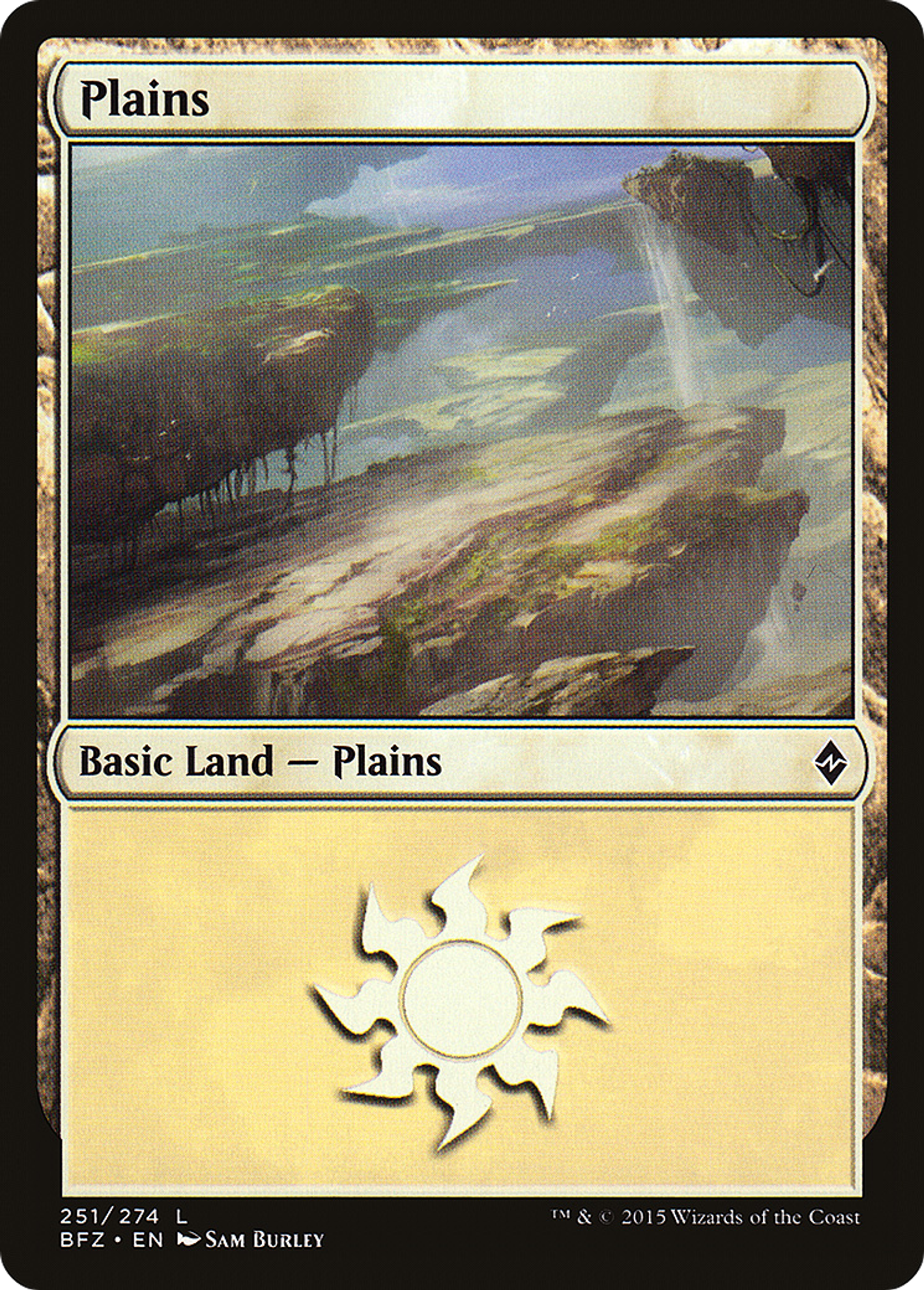 Plains — Battle for Zendikar — Magic: The Gathering