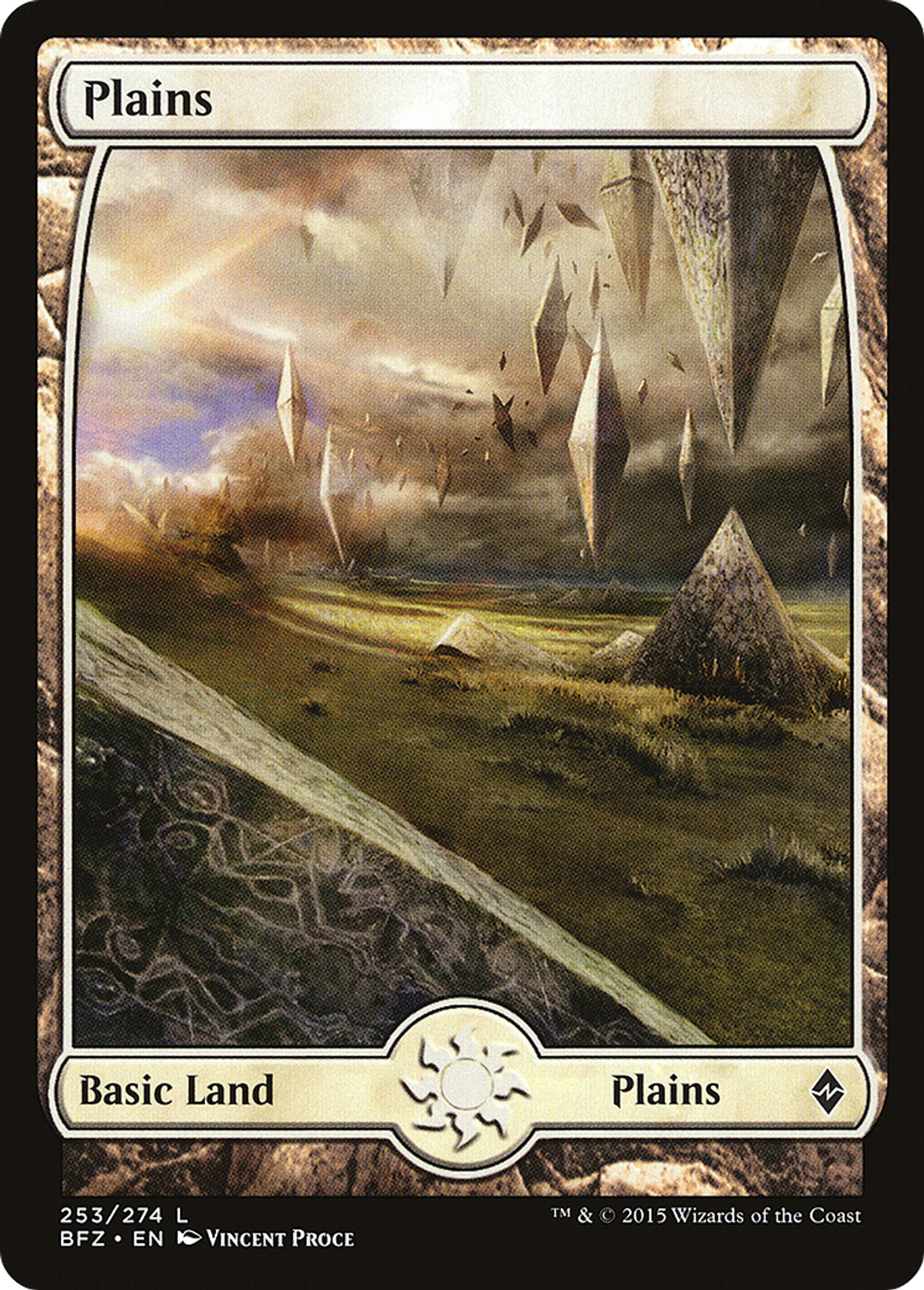 Plains — Battle for Zendikar — Magic: The Gathering