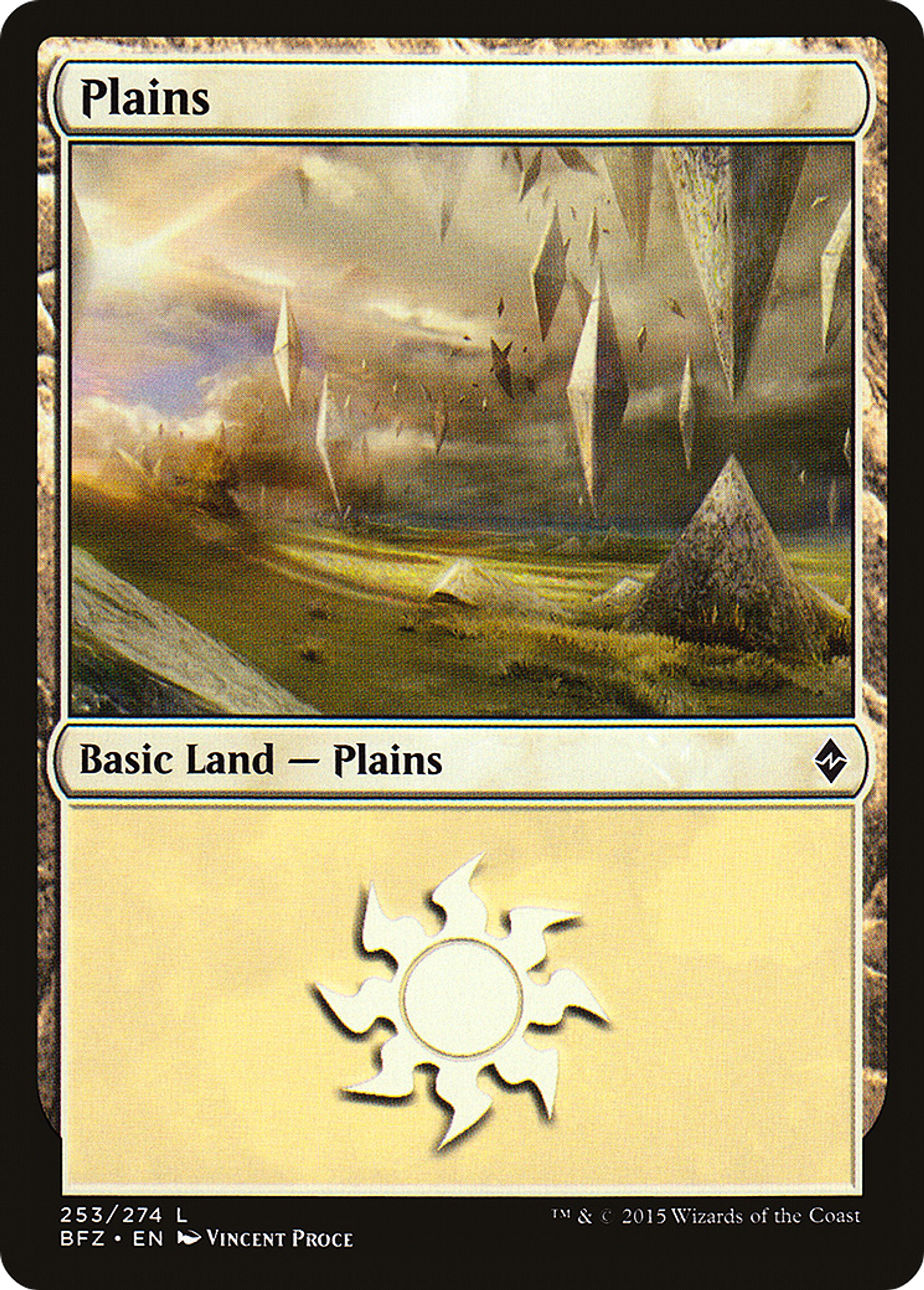 Plains — Battle for Zendikar — Magic: The Gathering