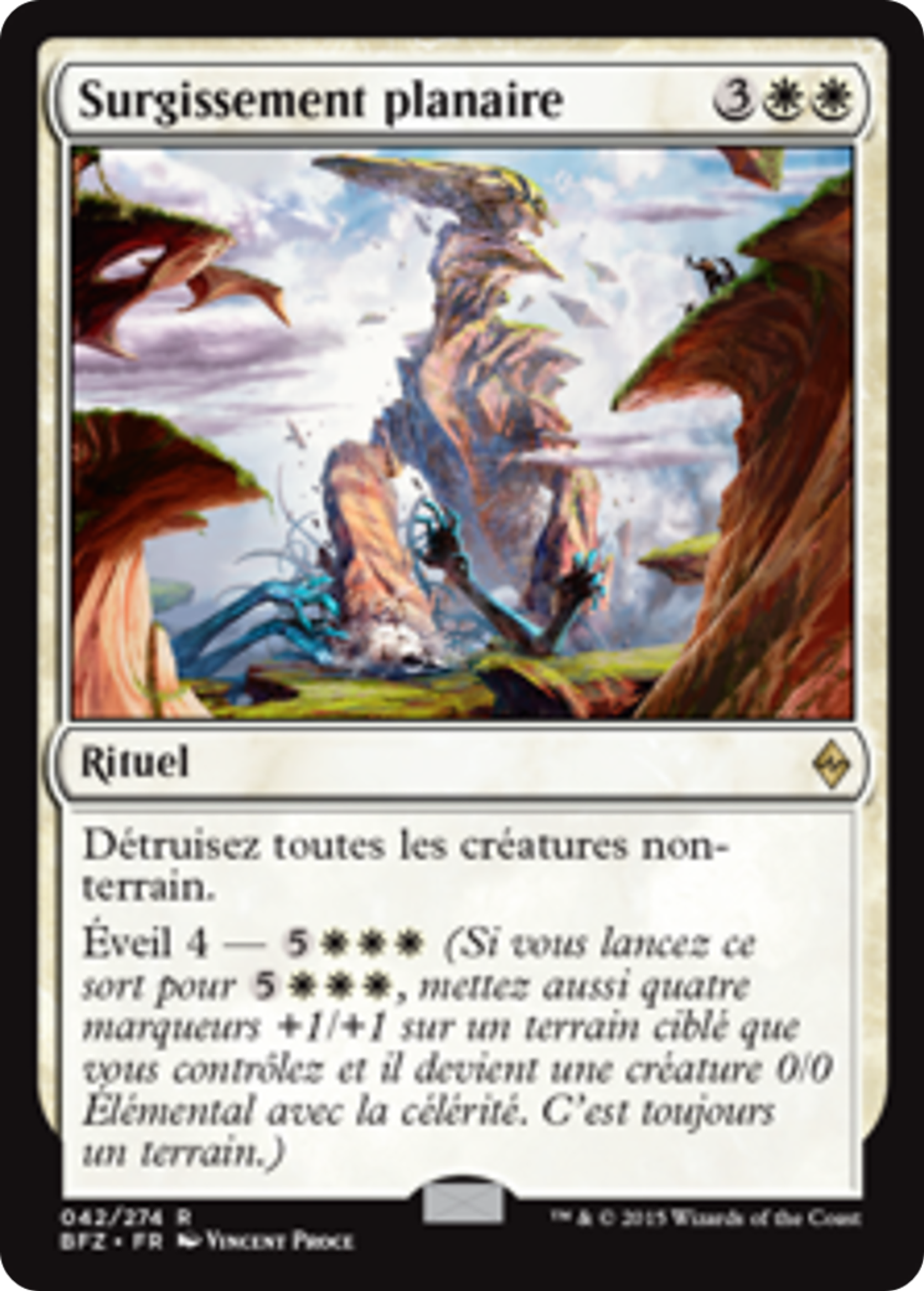 Surgissement planaire — Battle for Zendikar — Magic: The Gathering
