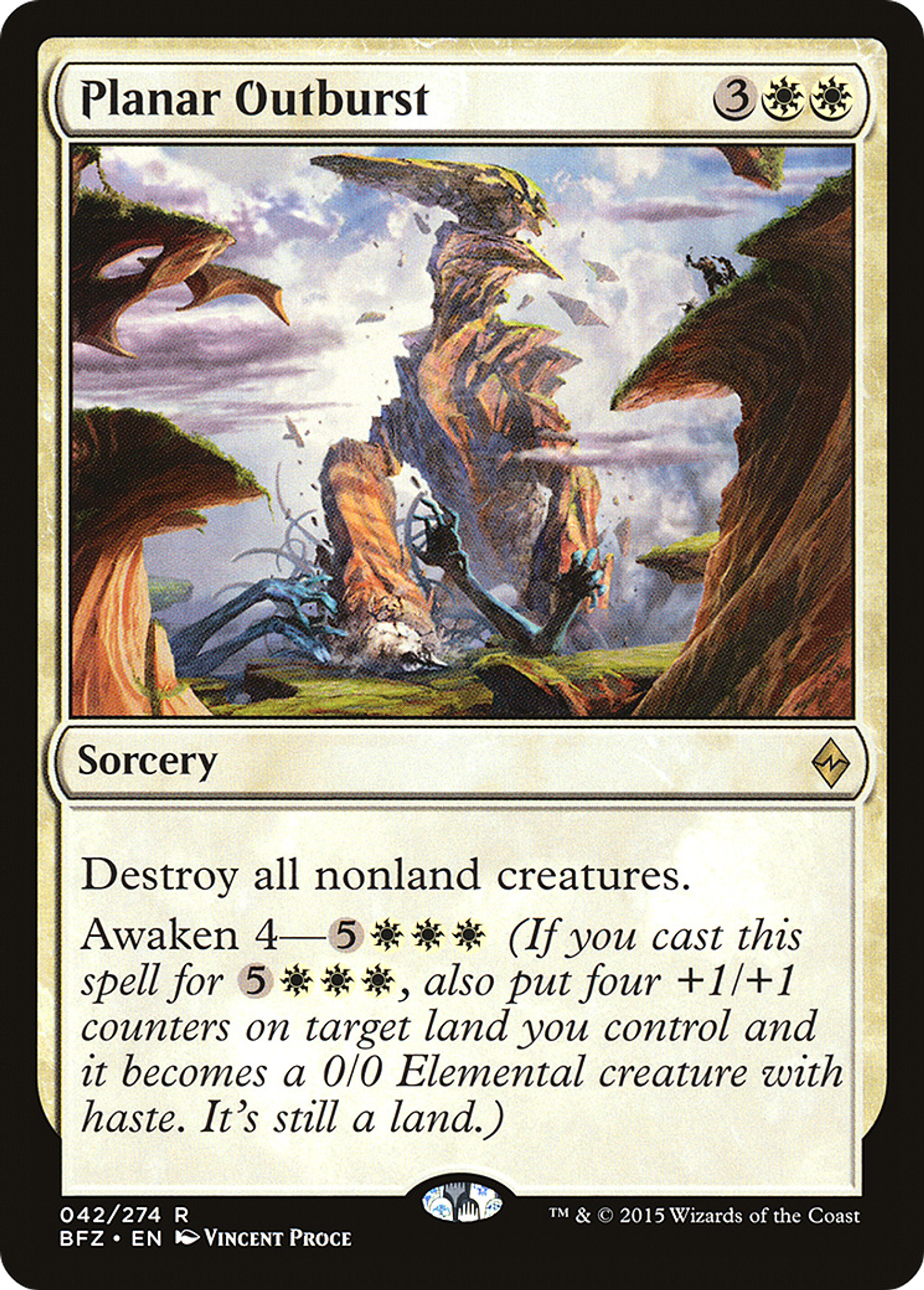 Planar Outburst — Battle for Zendikar — Magic: The Gathering
