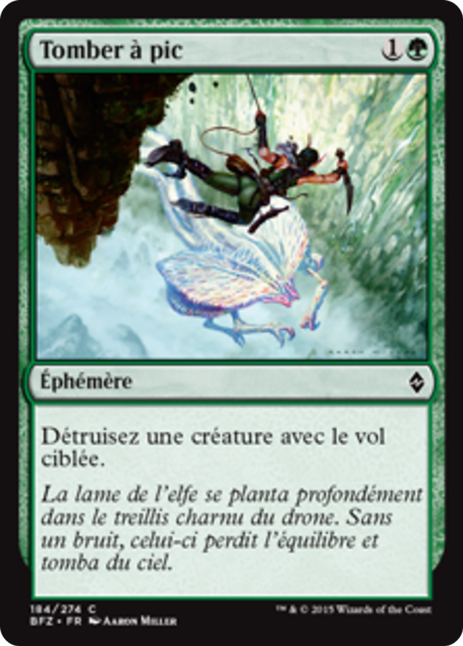 Tomber à pic — Battle for Zendikar — Magic: The Gathering