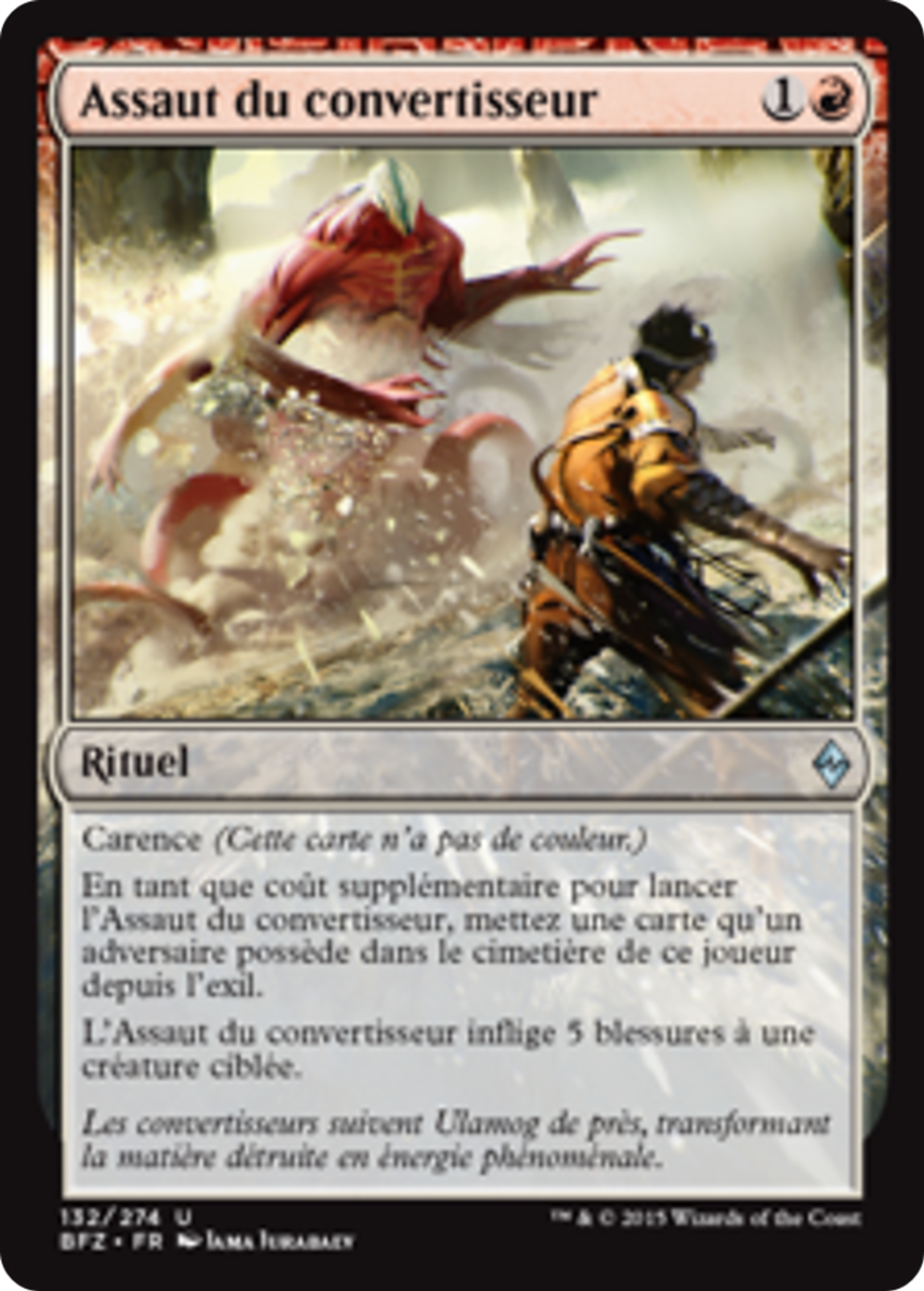 Assaut du convertisseur — Battle for Zendikar — Magic: The Gathering