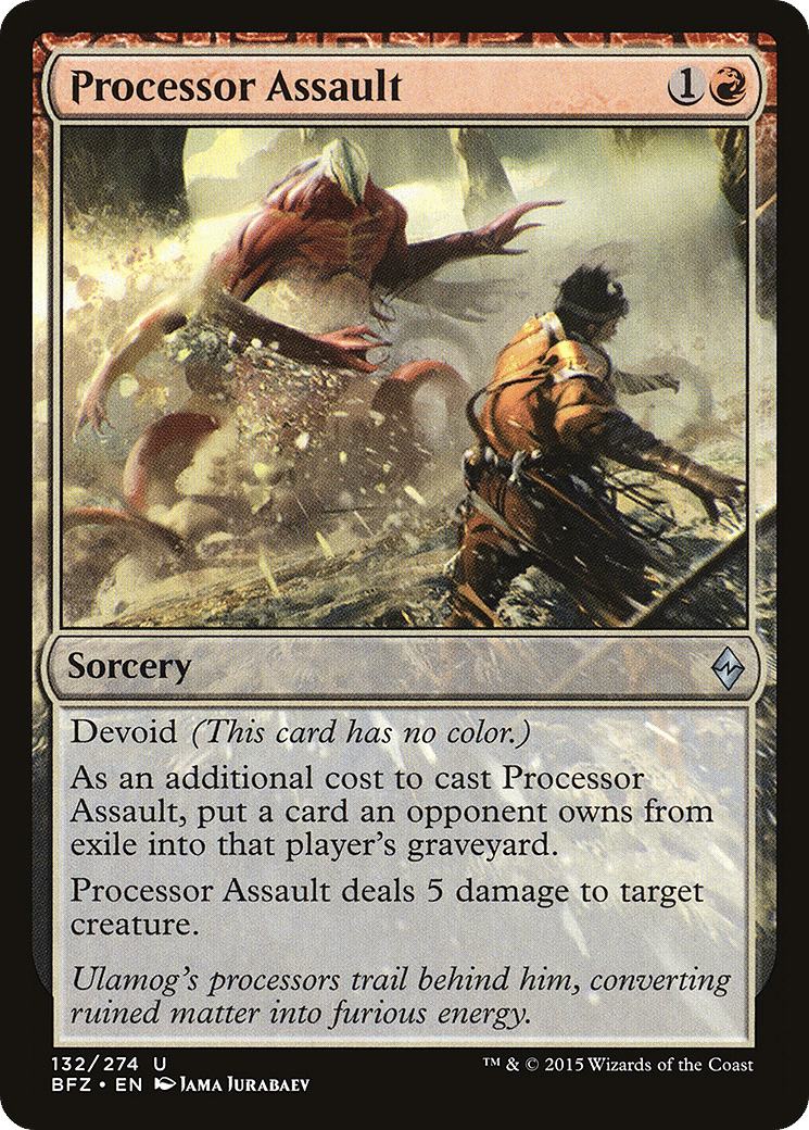 Processor Assault — Battle for Zendikar — Magic: The Gathering