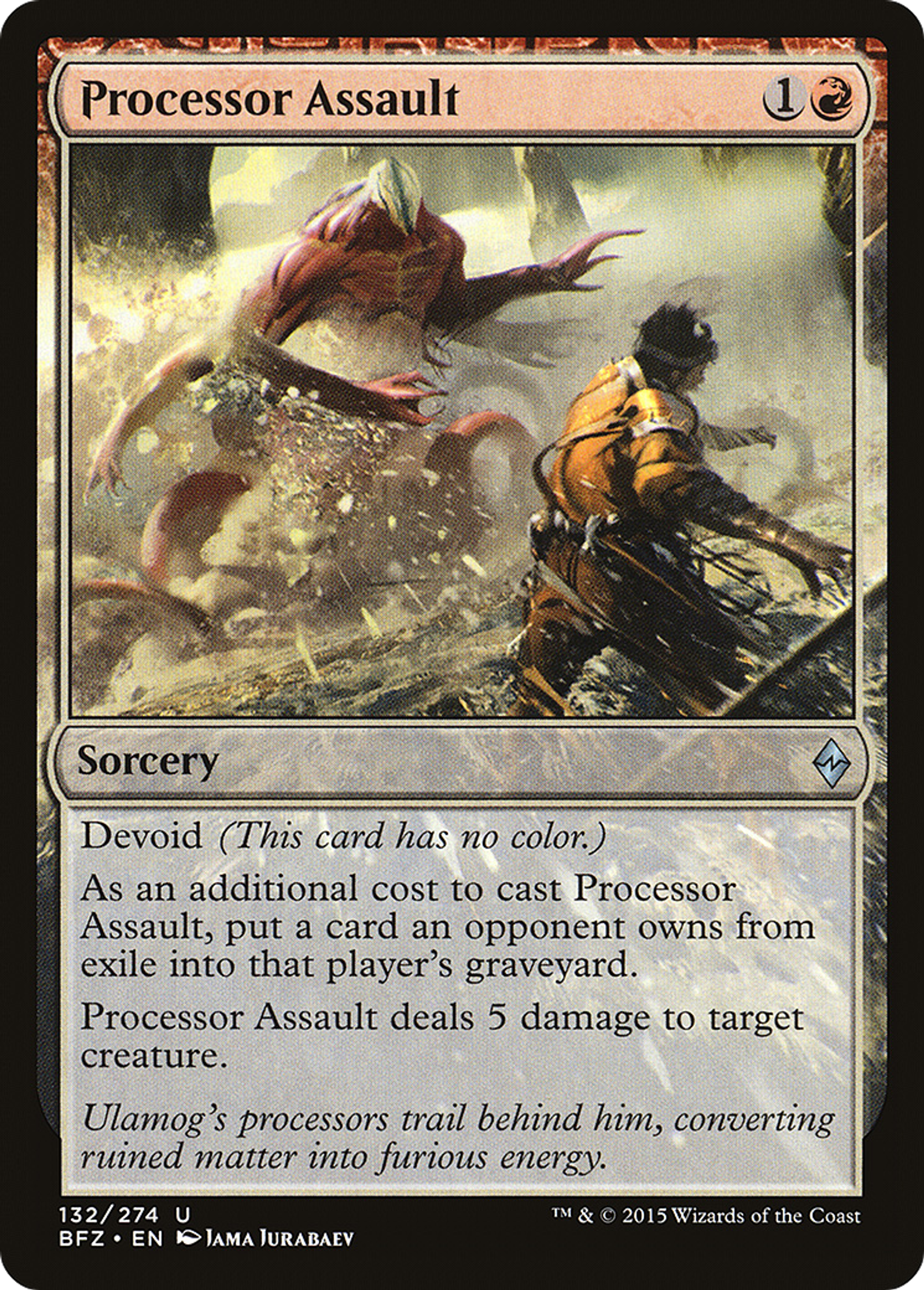 Processor Assault — Battle for Zendikar — Magic: The Gathering