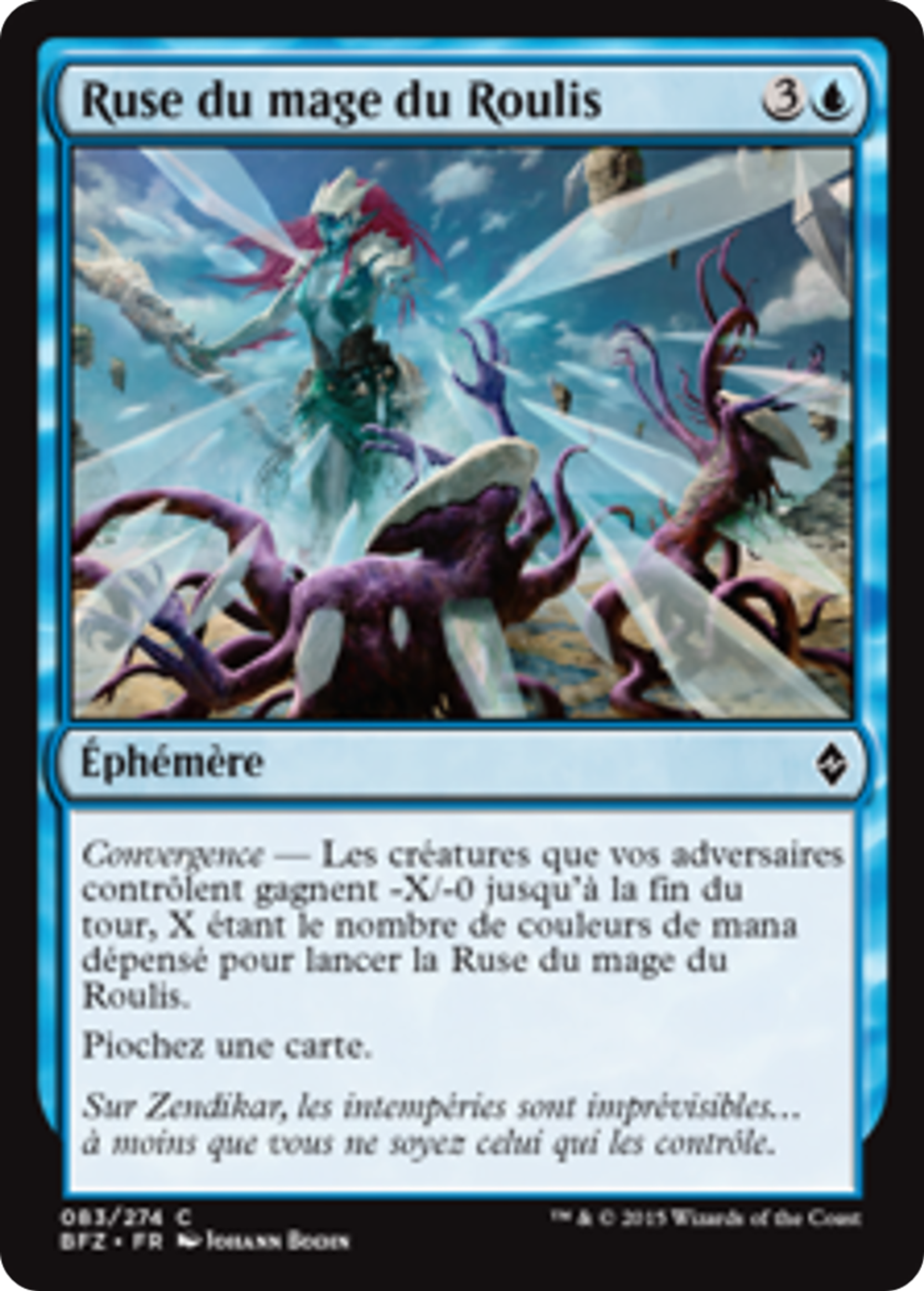Ruse du mage du Roulis — Battle for Zendikar — Magic: The Gathering