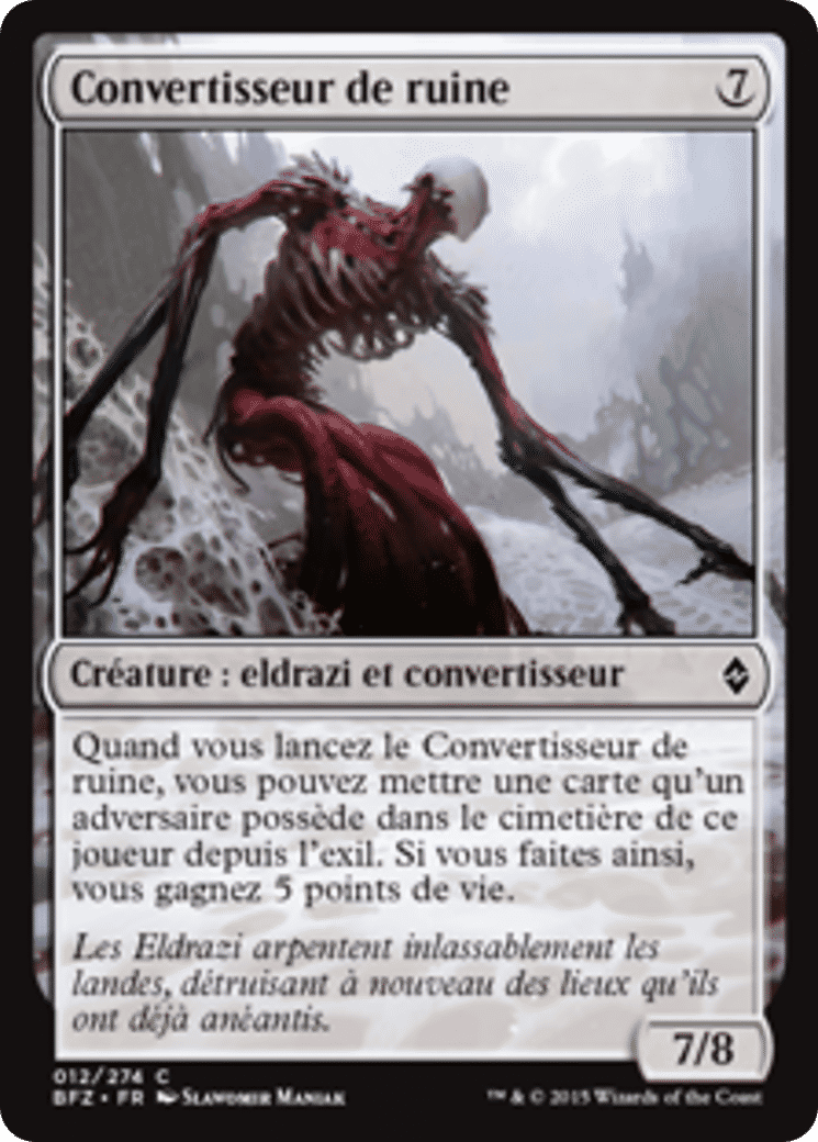 Convertisseur de ruine — Battle for Zendikar — Magic: The Gathering