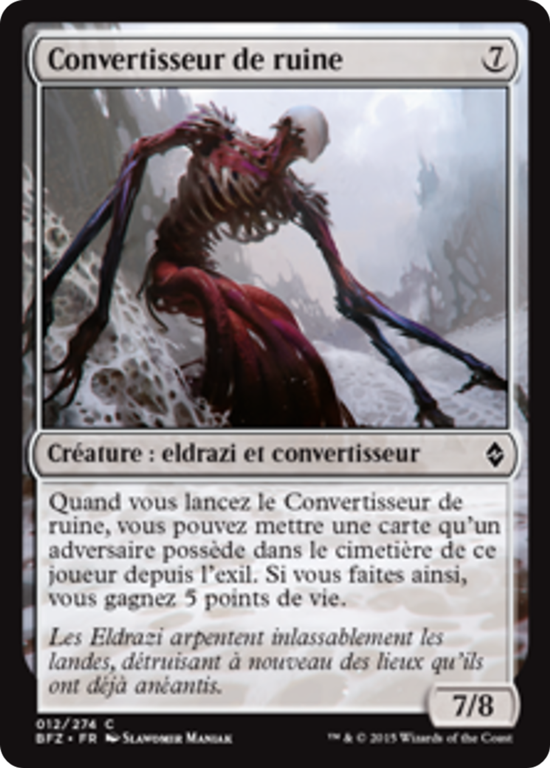 Convertisseur de ruine — Battle for Zendikar — Magic: The Gathering