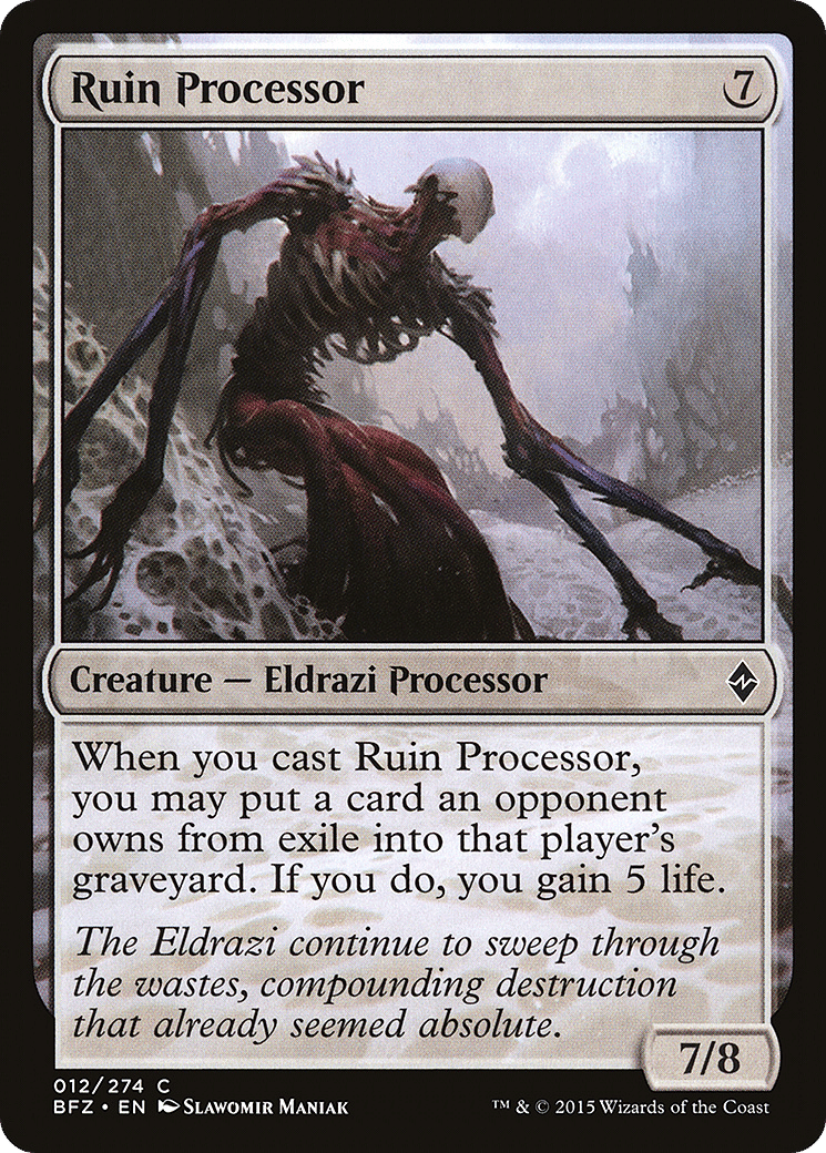 Ruin Processor — Battle for Zendikar — Magic: The Gathering